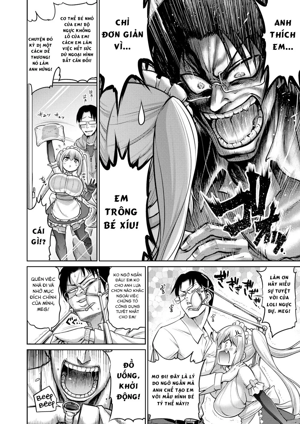 HentaiVN.net - Ảnh 5 - I Love Your Mini Huge Self! - Oneshot