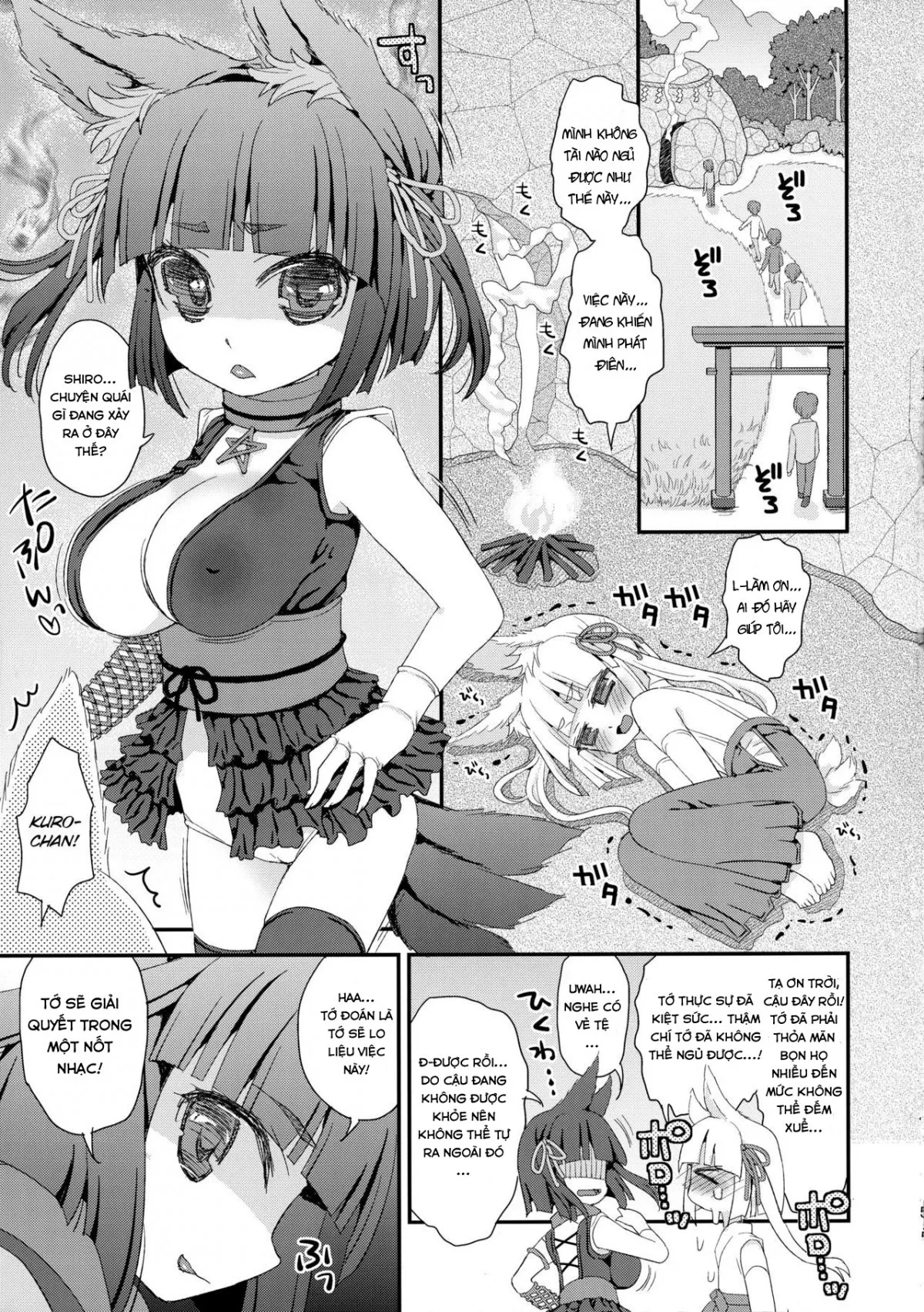 HentaiVN.net - Ảnh 4 - Noja Loli Babaa Kitsune-sama - Chap 3