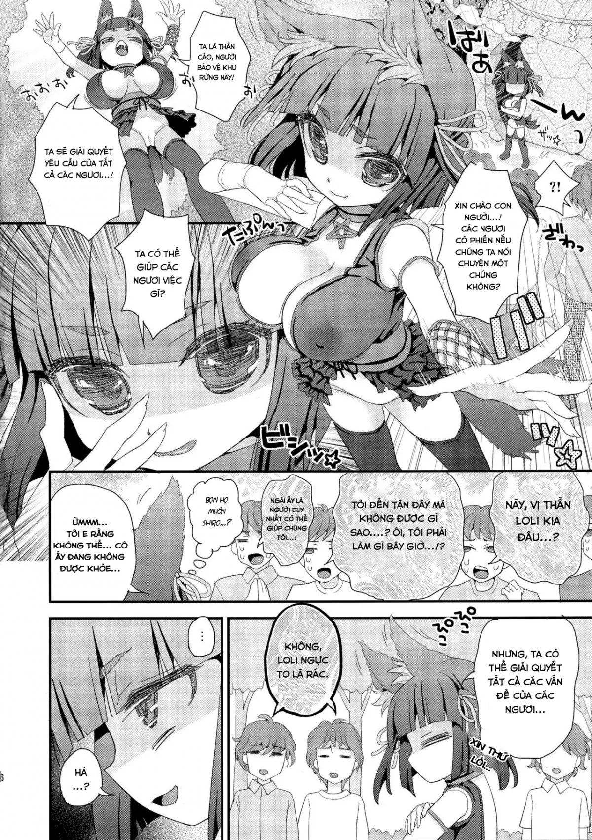 HentaiVN.net - Ảnh 5 - Noja Loli Babaa Kitsune-sama - Chap 3