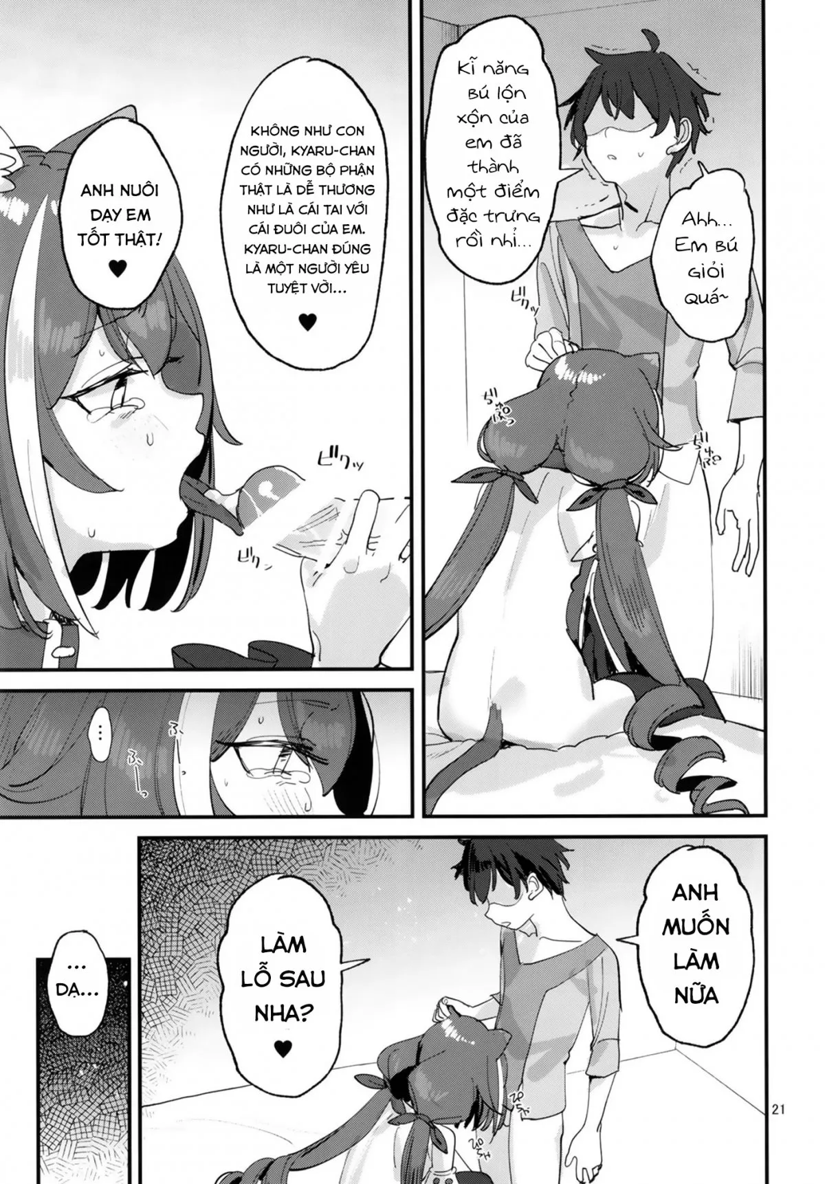 HentaiVN.net - Ảnh 18 - VÌ EM LÀ KẺ PHẢN BỘI KYARU - CHAN À ! [Ohayou, Kyaru-chan; おはよう、キャルちゃん] - Chap 1