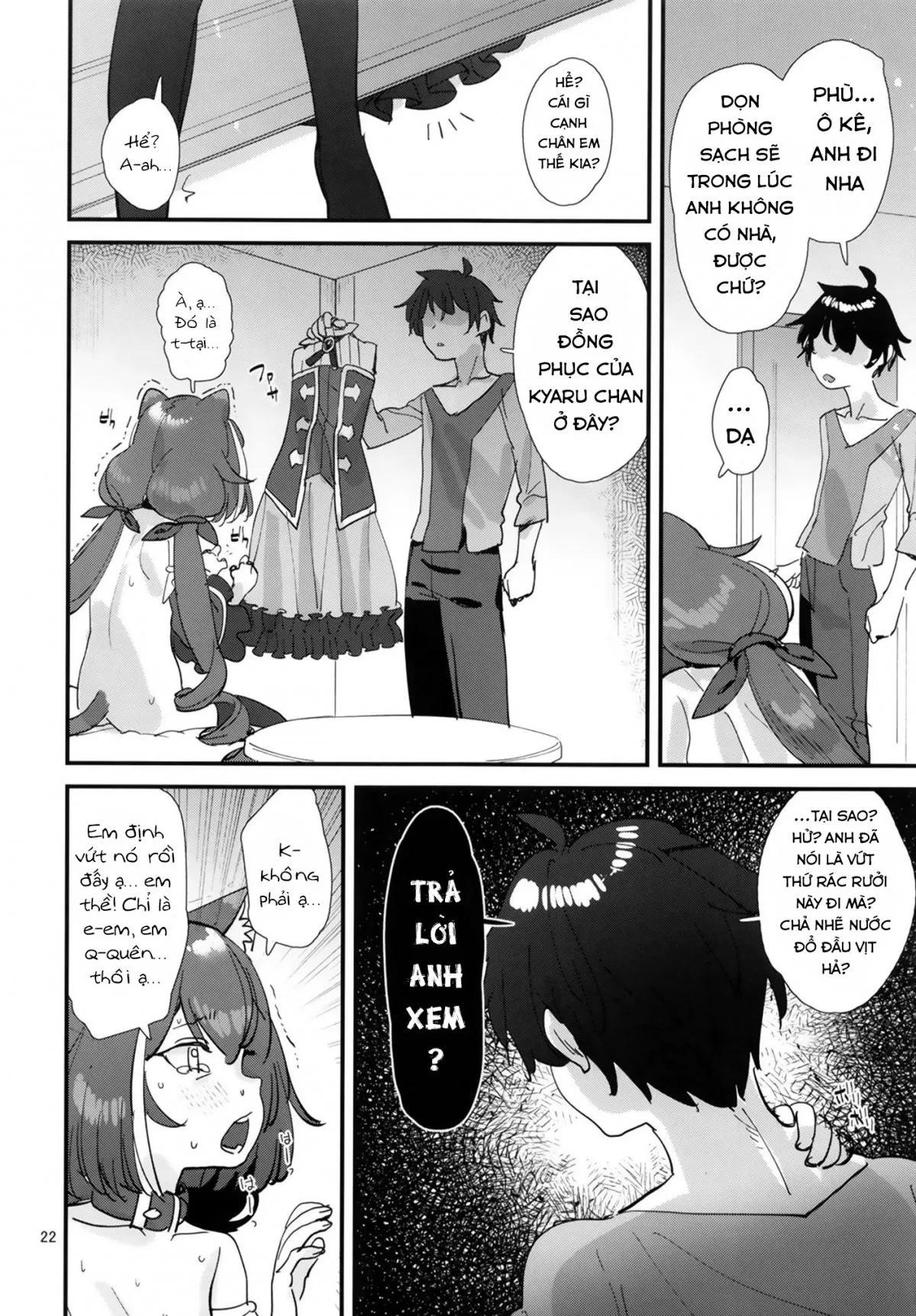 HentaiVN.net - Ảnh 19 - VÌ EM LÀ KẺ PHẢN BỘI KYARU - CHAN À ! [Ohayou, Kyaru-chan; おはよう、キャルちゃん] - Chap 1