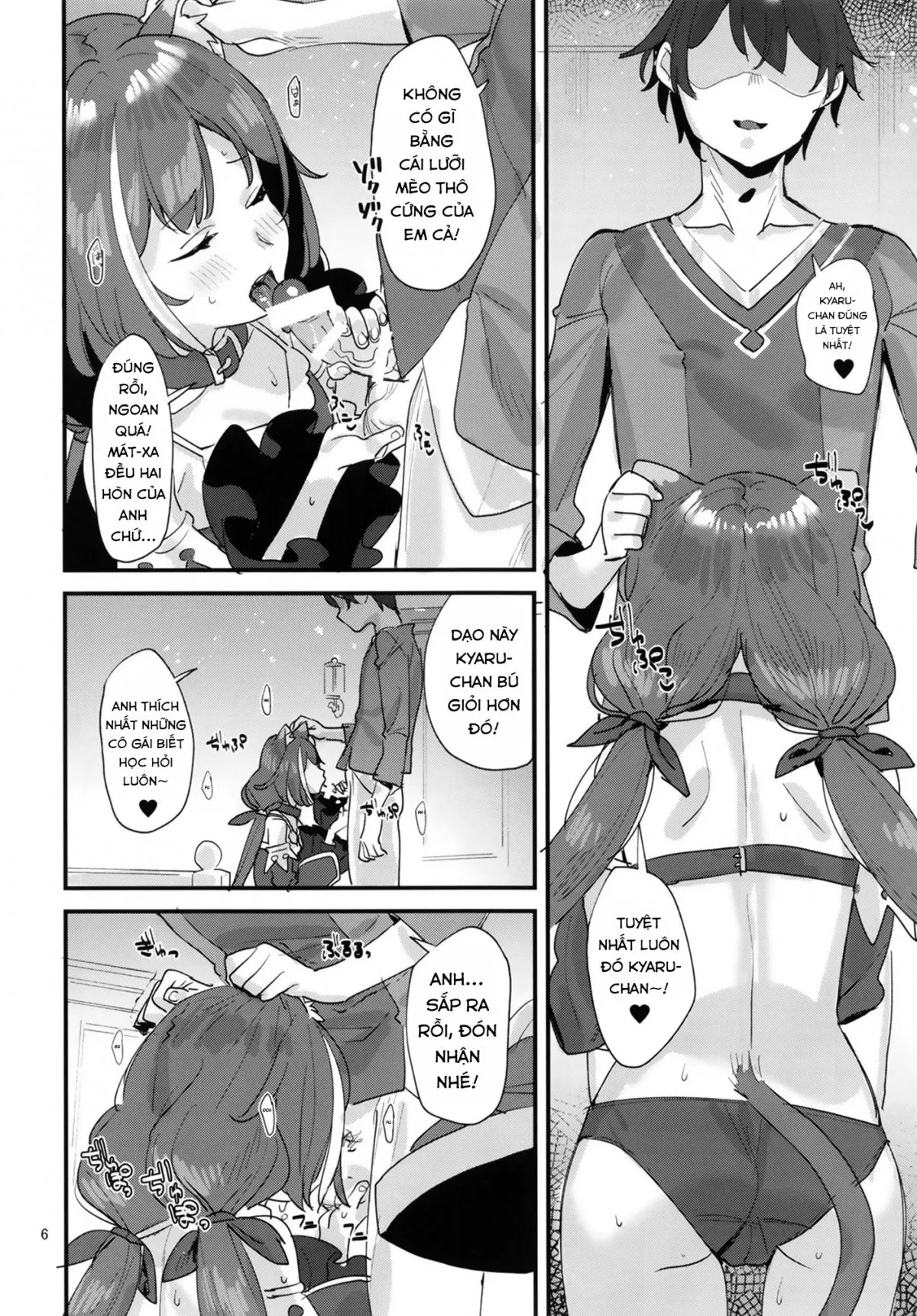 HentaiVN.net - Ảnh 5 - VÌ EM LÀ KẺ PHẢN BỘI KYARU - CHAN À ! [Ohayou, Kyaru-chan; おはよう、キャルちゃん] - Chap 1