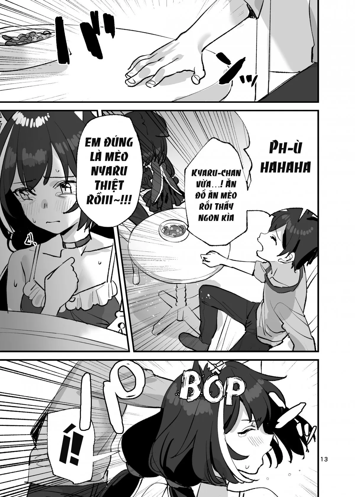 HentaiVN.net - Ảnh 6 - VÌ EM LÀ KẺ PHẢN BỘI KYARU - CHAN À ! [Ohayou, Kyaru-chan; おはよう、キャルちゃん] - Chap 2: VÌ EM LÀ KẺ PHẢN BỘI KYARU CHAN À!