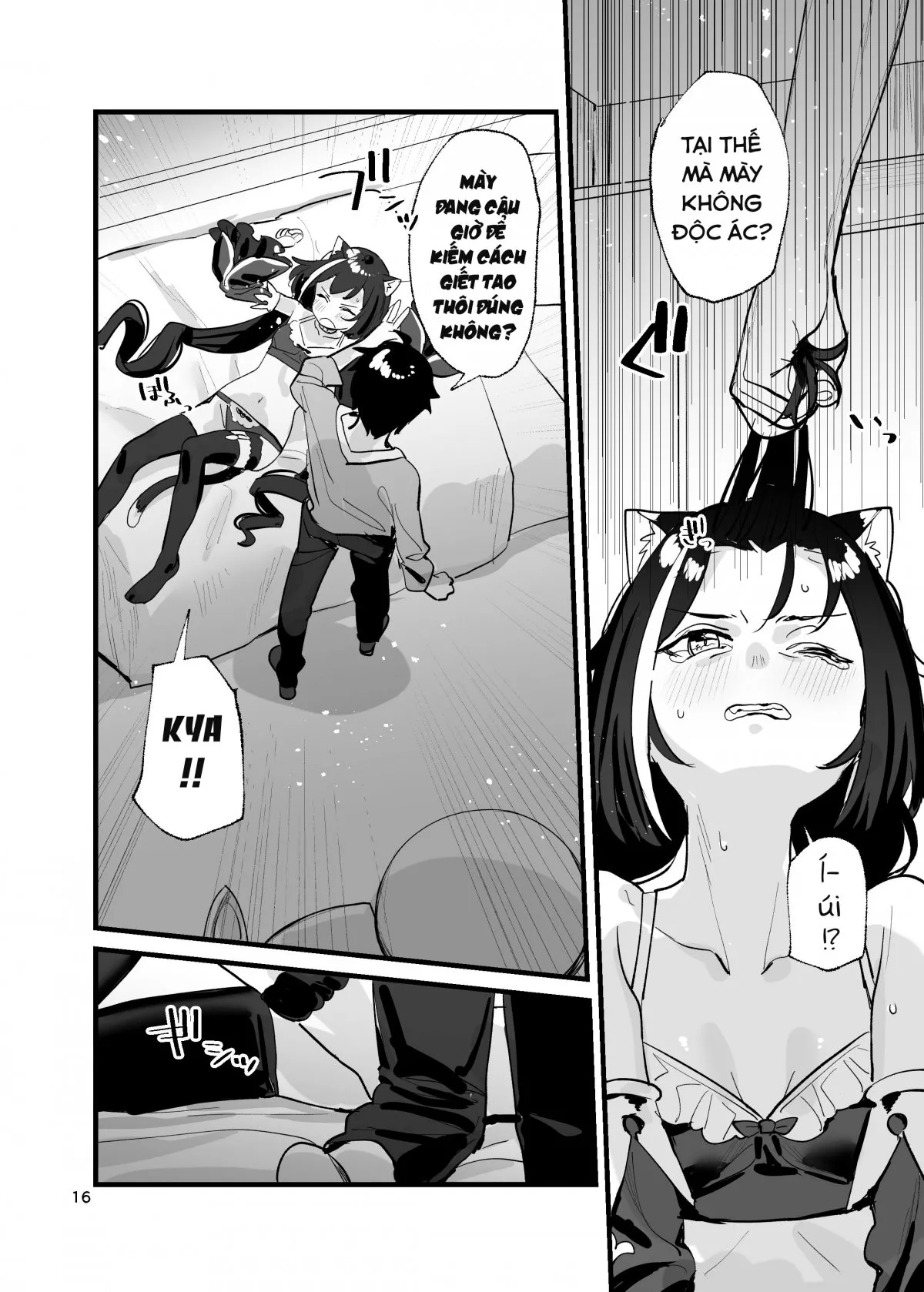 HentaiVN.net - Ảnh 8 - VÌ EM LÀ KẺ PHẢN BỘI KYARU - CHAN À ! [Ohayou, Kyaru-chan; おはよう、キャルちゃん] - Chap 2: VÌ EM LÀ KẺ PHẢN BỘI KYARU CHAN À!