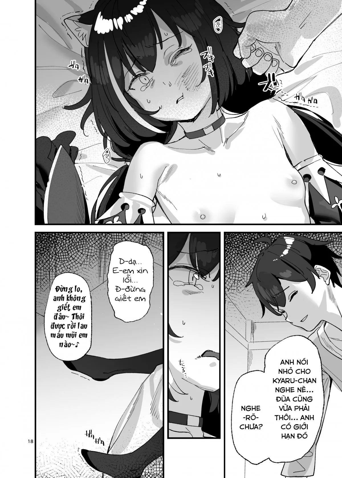 HentaiVN.net - Ảnh 9 - VÌ EM LÀ KẺ PHẢN BỘI KYARU - CHAN À ! [Ohayou, Kyaru-chan; おはよう、キャルちゃん] - Chap 2: VÌ EM LÀ KẺ PHẢN BỘI KYARU CHAN À!