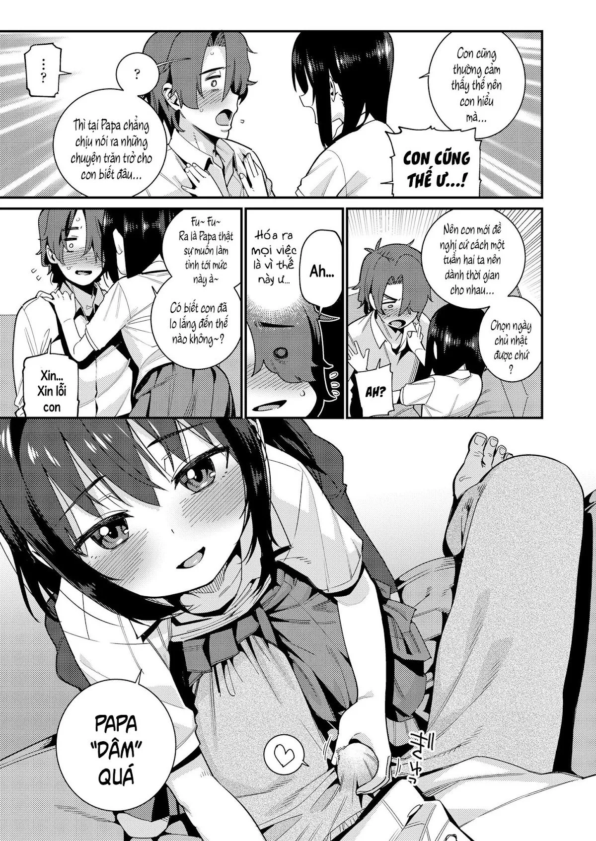 HentaiVN.net - Ảnh 7 - Papa wa Manamusume ni Katenai [パパは愛娘に勝てない] - Part 2
