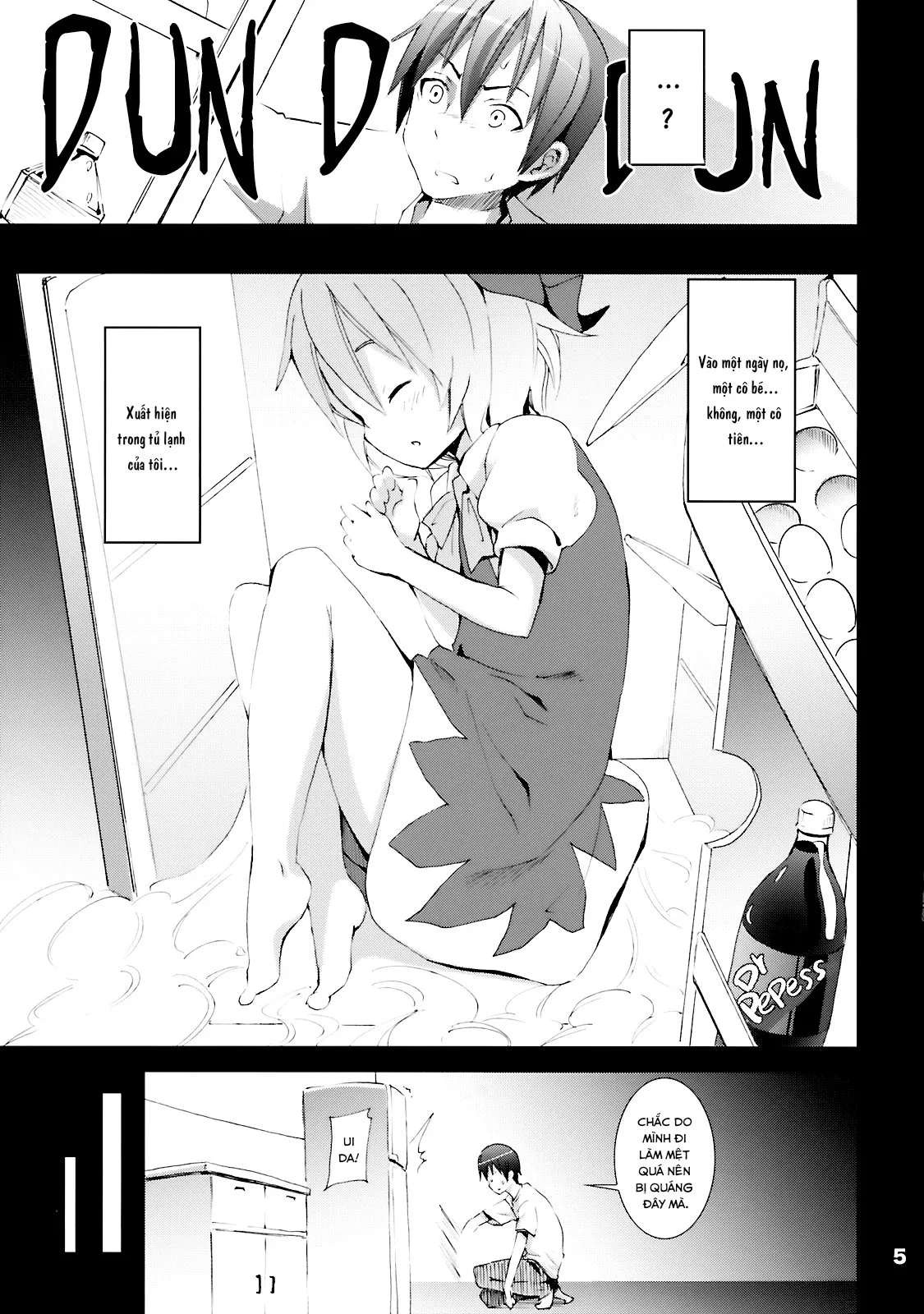 HentaiVN.net - Ảnh 4 - Nanashi và hành trình lạc vào Gensokyo - Cirno lạc vào trong tủ lạnh của tôi(Chap 1)