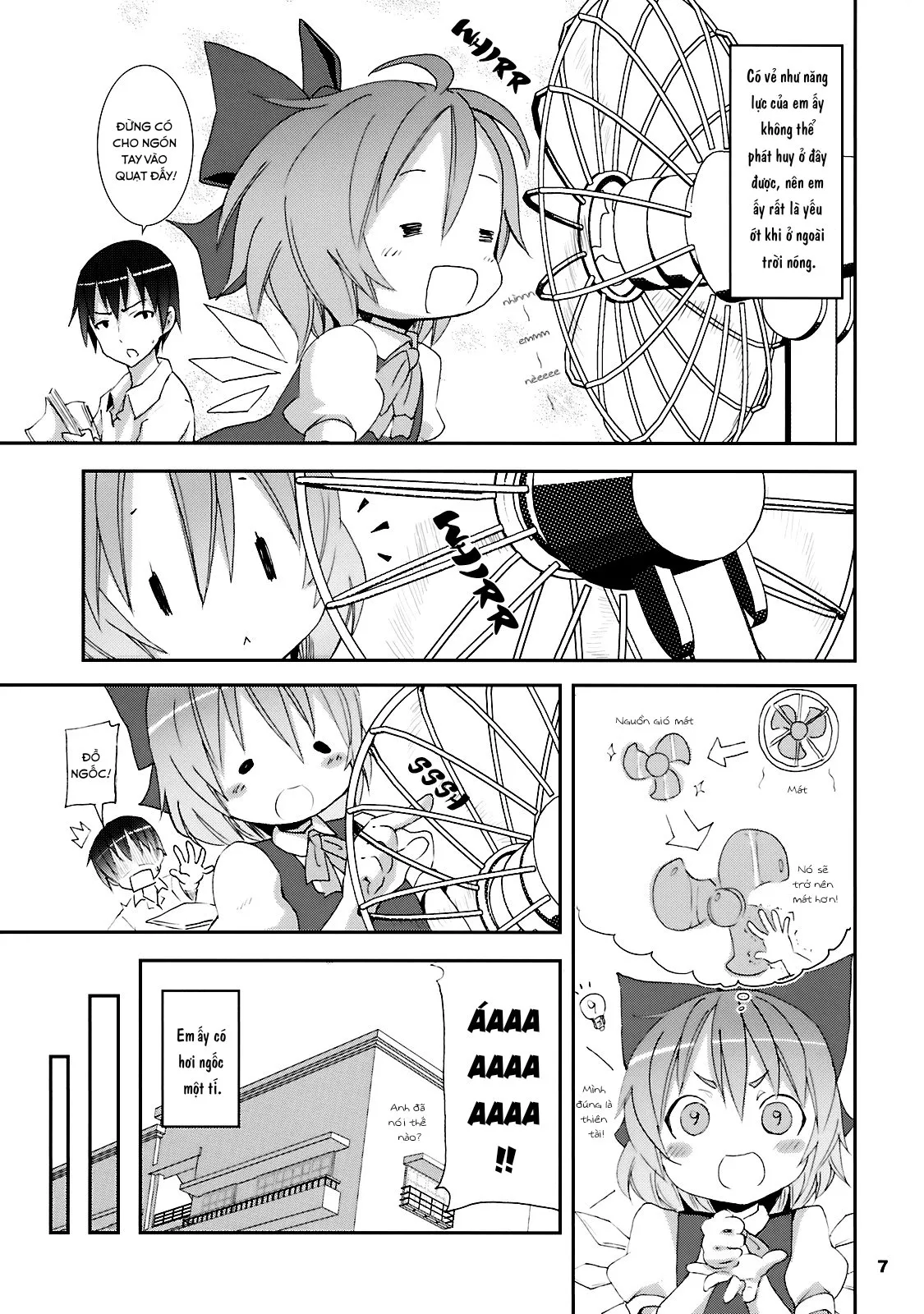 HentaiVN.net - Ảnh 5 - Nanashi và hành trình lạc vào Gensokyo - Cirno lạc vào trong tủ lạnh của tôi(Chap 1)
