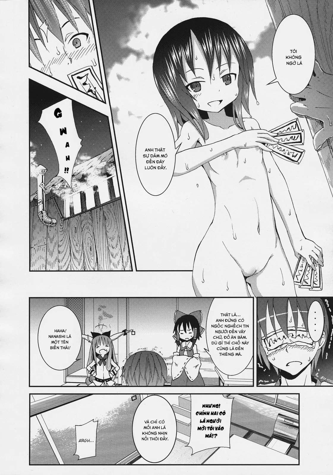 HentaiVN.net - Ảnh 12 - Nanashi và hành trình lạc vào Gensokyo - Nàng Hakurei của đền Reimu(Chap 2)