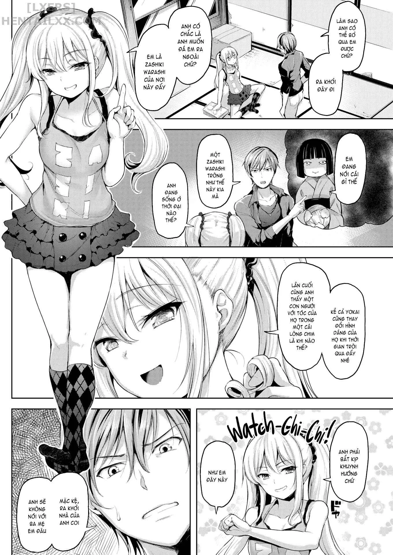 HentaiVN.net - Ảnh 8 - Yawahada Ecchi - Make Love With Tender Skin (Trọn bộ) [Spring Warashi; Summer Warashi; Do the Well-Fed Sisters; Secret Base; Fuck ♥ and ♥ Learn; Fuck and Learn; The Illusion of Shuuenkaku; Troublesome Temptation; A Mature Confession; Beautify Kogal] - Chap 1: Spring Warashi