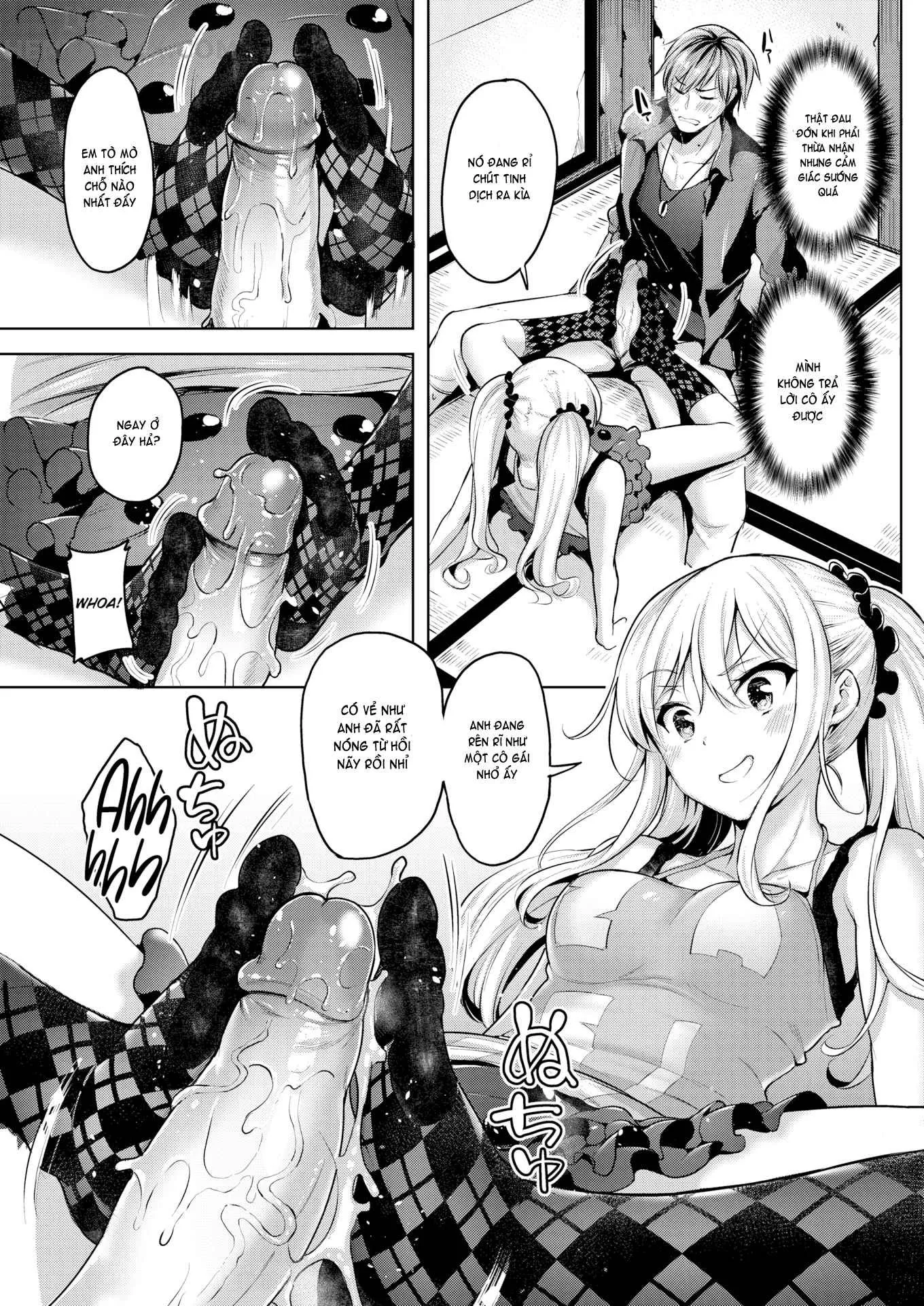 HentaiVN.net - Ảnh 11 - Yawahada Ecchi - Make Love With Tender Skin (Trọn bộ) [Spring Warashi; Summer Warashi; Do the Well-Fed Sisters; Secret Base; Fuck ♥ and ♥ Learn; Fuck and Learn; The Illusion of Shuuenkaku; Troublesome Temptation; A Mature Confession; Beautify Kogal] - Chap 1: Spring Warashi