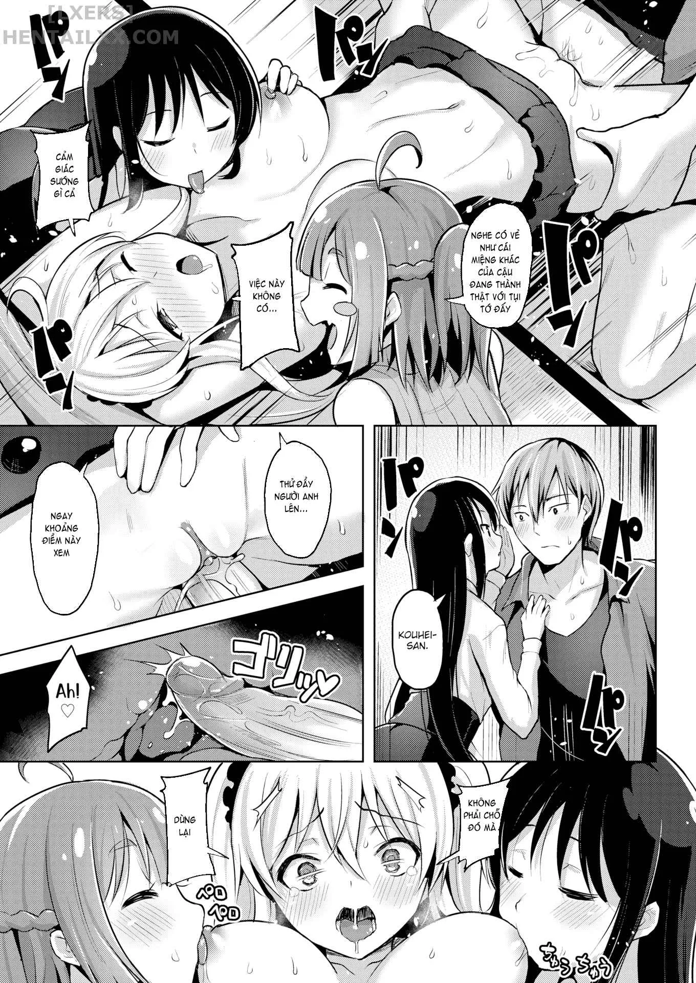 HentaiVN.net - Ảnh 17 - Yawahada Ecchi - Make Love With Tender Skin (Trọn bộ) [Spring Warashi; Summer Warashi; Do the Well-Fed Sisters; Secret Base; Fuck ♥ and ♥ Learn; Fuck and Learn; The Illusion of Shuuenkaku; Troublesome Temptation; A Mature Confession; Beautify Kogal] - Chap 2: Summer Warashi
