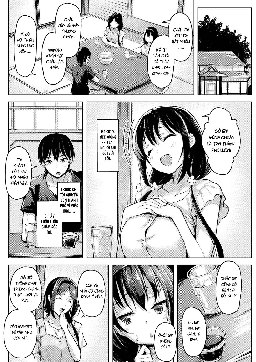 HentaiVN.net - Ảnh 4 - Yawahada Ecchi - Make Love With Tender Skin (Trọn bộ) [Spring Warashi; Summer Warashi; Do the Well-Fed Sisters; Secret Base; Fuck ♥ and ♥ Learn; Fuck and Learn; The Illusion of Shuuenkaku; Troublesome Temptation; A Mature Confession; Beautify Kogal] - Chap 4: Secret Base