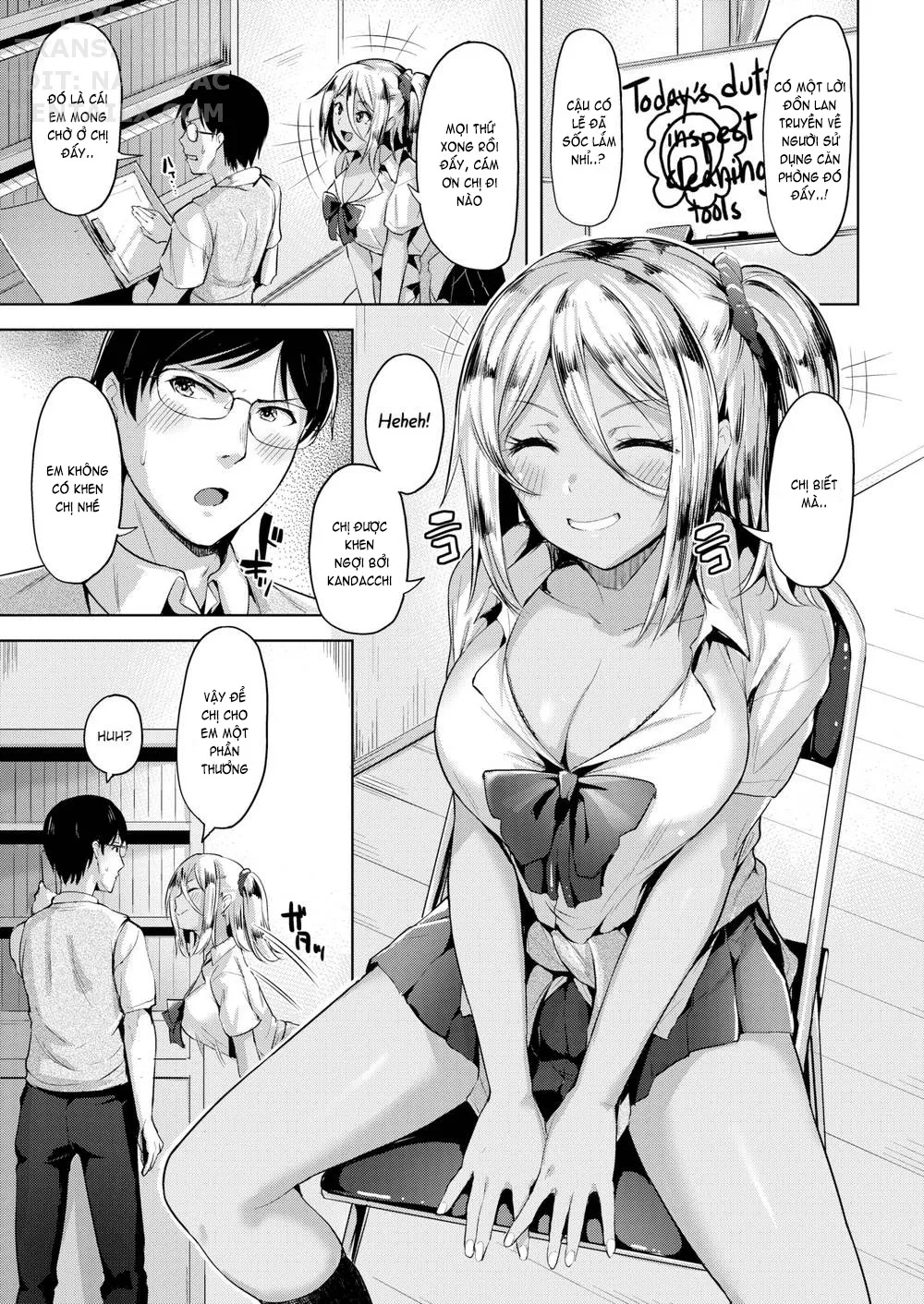 HentaiVN.net - Ảnh 6 - Yawahada Ecchi - Make Love With Tender Skin (Trọn bộ) [Spring Warashi; Summer Warashi; Do the Well-Fed Sisters; Secret Base; Fuck ♥ and ♥ Learn; Fuck and Learn; The Illusion of Shuuenkaku; Troublesome Temptation; A Mature Confession; Beautify Kogal] - Chap 9: Beautify Kogal