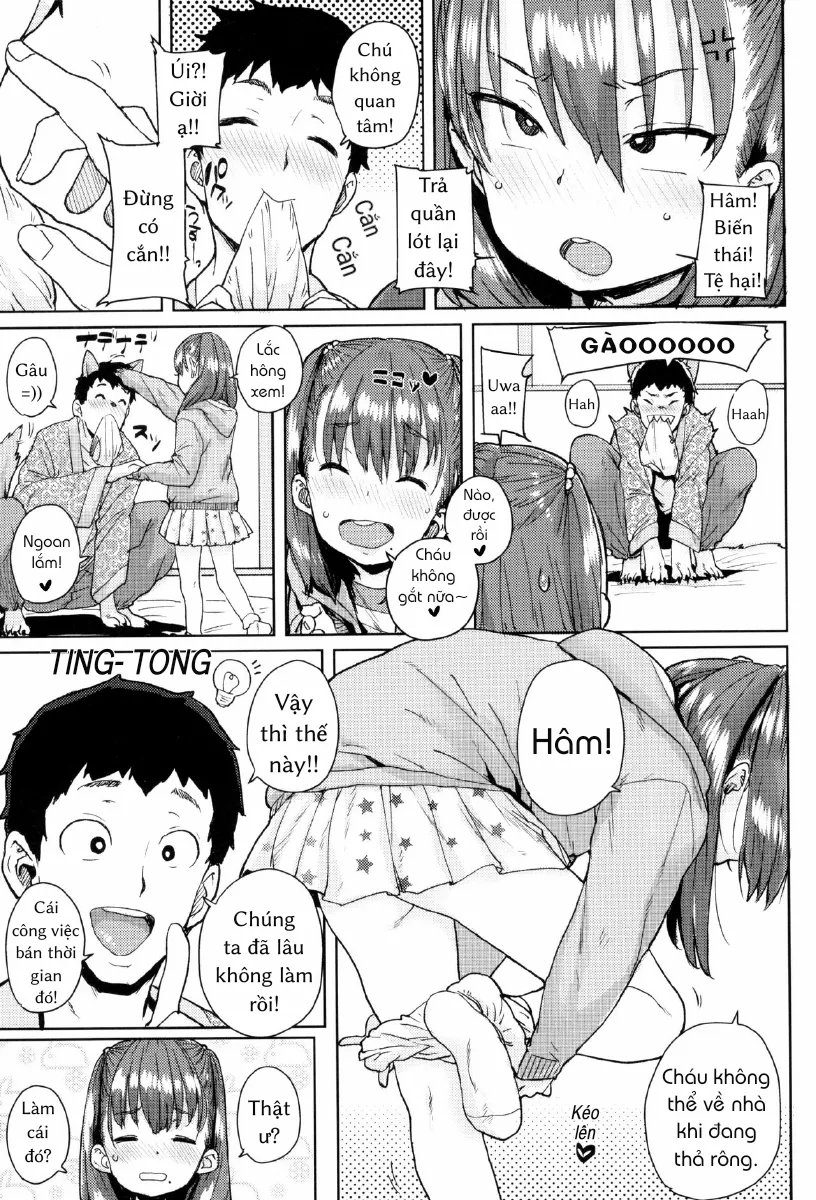 HentaiVN.net - Ảnh 10 - Loli to Asobo♪ [ろりとあそぼ♪ [英訳]] - Chap 1 : Chú và cháu .