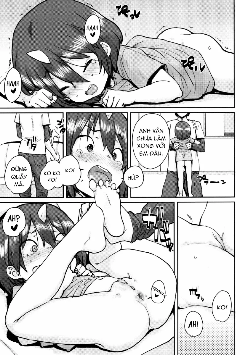 HentaiVN.net - Ảnh 11 - Loli to Asobo♪ [ろりとあそぼ♪ [英訳]] - Chap 4 : Anh sẽ trông nom bé .