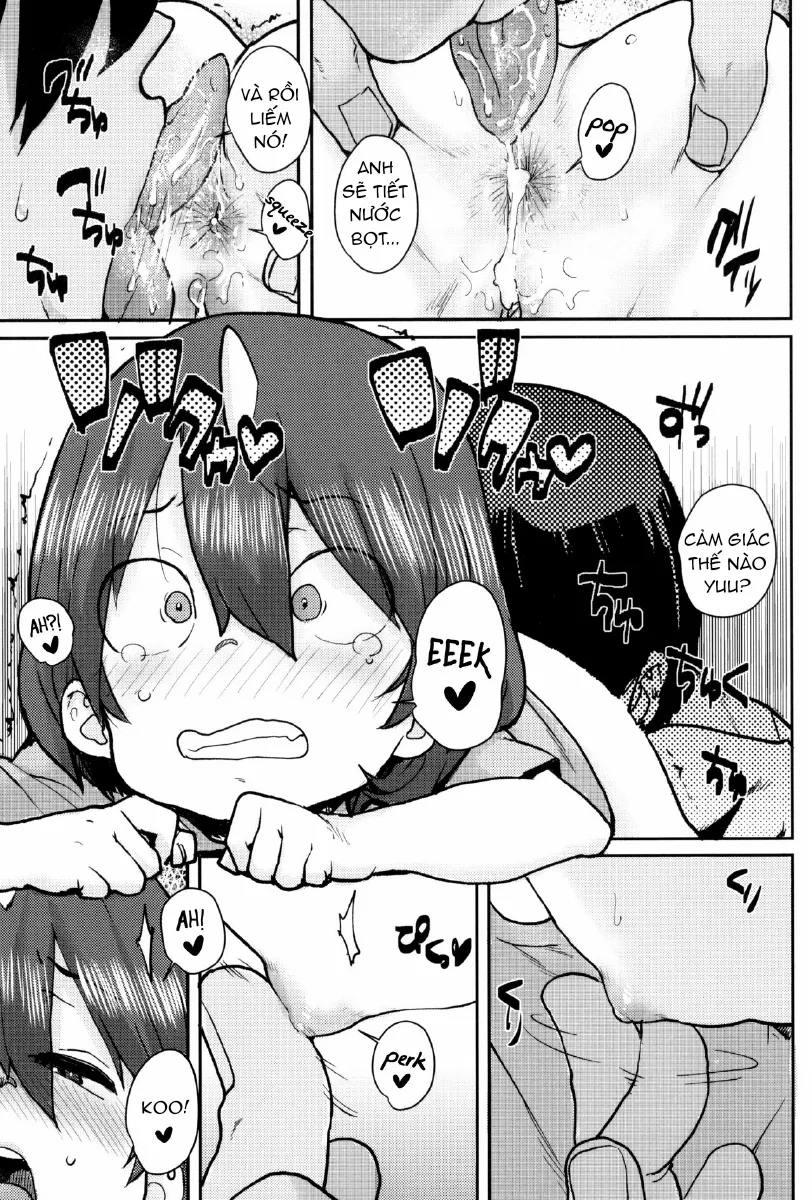 HentaiVN.net - Ảnh 13 - Loli to Asobo♪ [ろりとあそぼ♪ [英訳]] - Chap 4 : Anh sẽ trông nom bé .