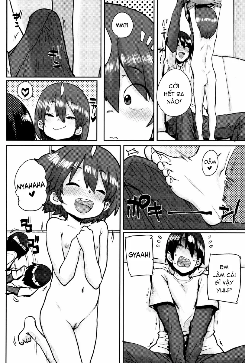 HentaiVN.net - Ảnh 14 - Loli to Asobo♪ [ろりとあそぼ♪ [英訳]] - Chap 4 : Anh sẽ trông nom bé .