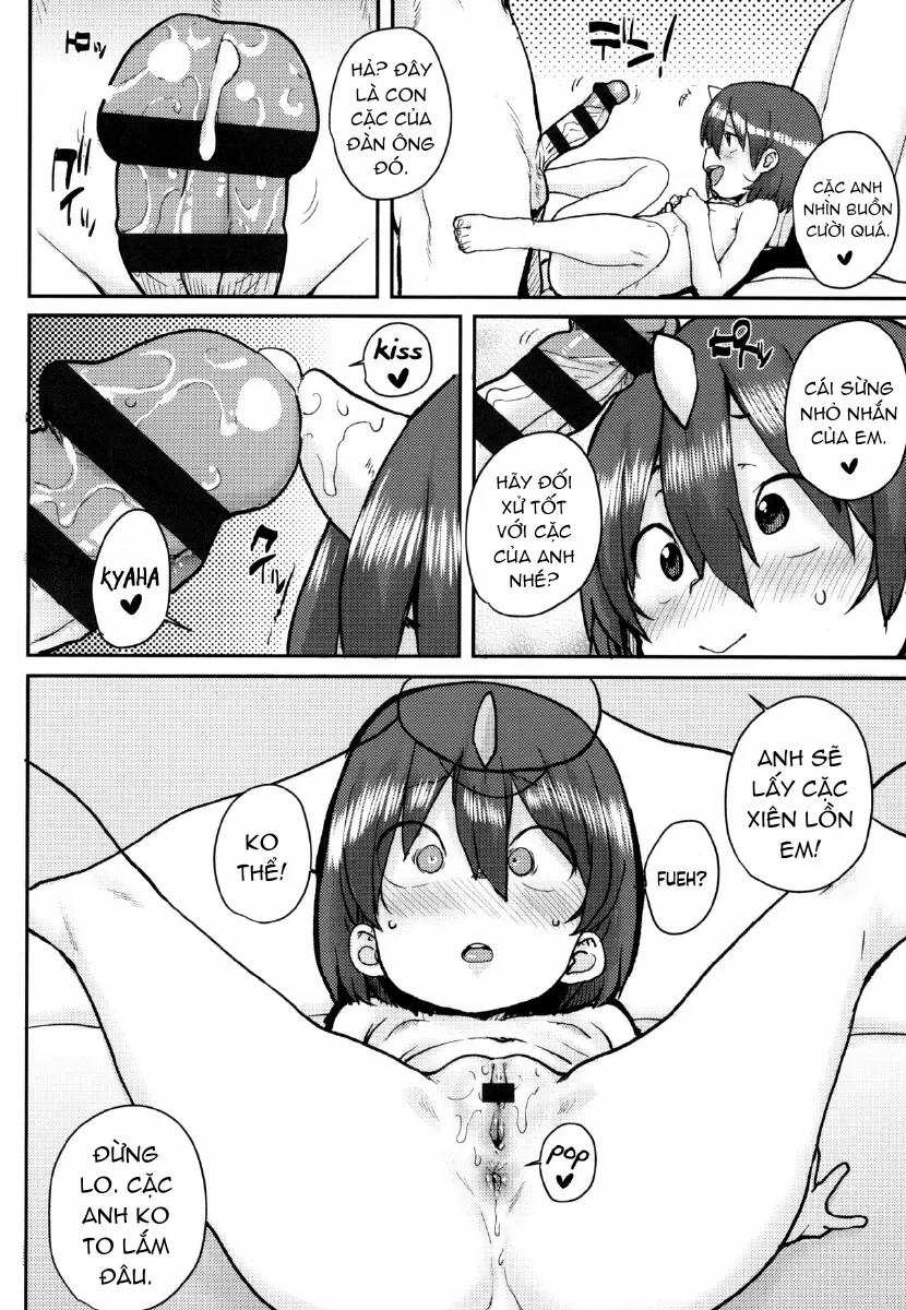 HentaiVN.net - Ảnh 17 - Loli to Asobo♪ [ろりとあそぼ♪ [英訳]] - Chap 4 : Anh sẽ trông nom bé .