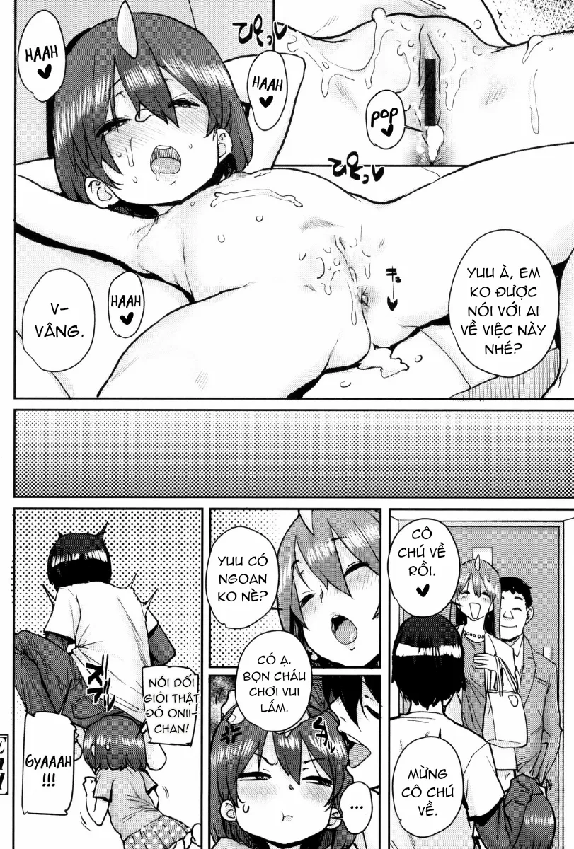 HentaiVN.net - Ảnh 22 - Loli to Asobo♪ [ろりとあそぼ♪ [英訳]] - Chap 4 : Anh sẽ trông nom bé .