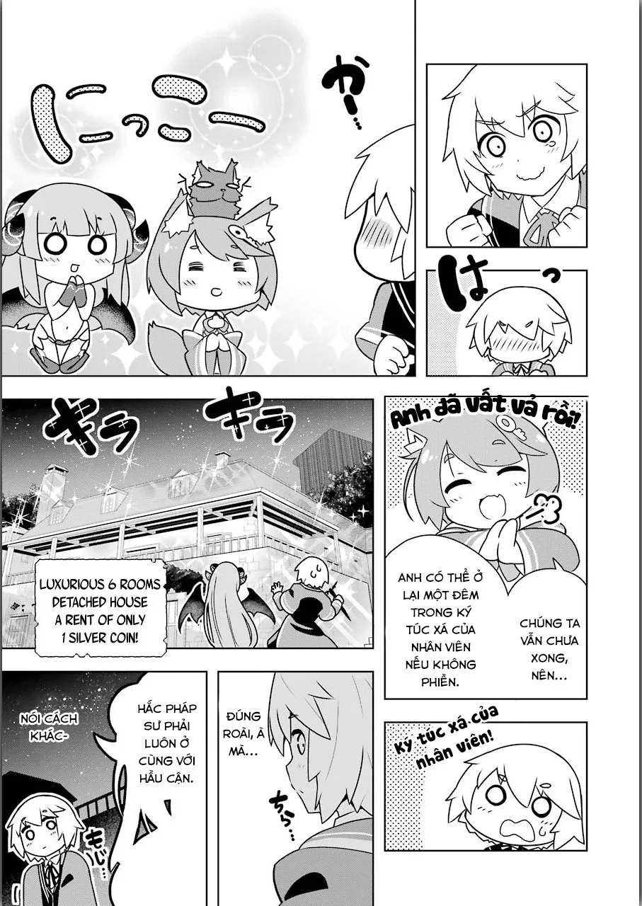 HentaiVN.net - Ảnh 29 - Tôi không có duyên với Bạch Ma Thuật, thế còn Hắc Ma Thuật thì sao? [Wakamono no Kuro Mahou Hanare ga Shinkoku desu ga, Shuushoku shite Mitara Taiguu Iishi, Shachou mo Tsukaima mo Kawaikute Saikou desu!] - Chap 1 [Hắc Ma Thuật có thực sự tệ như tôi từng nghĩ?]