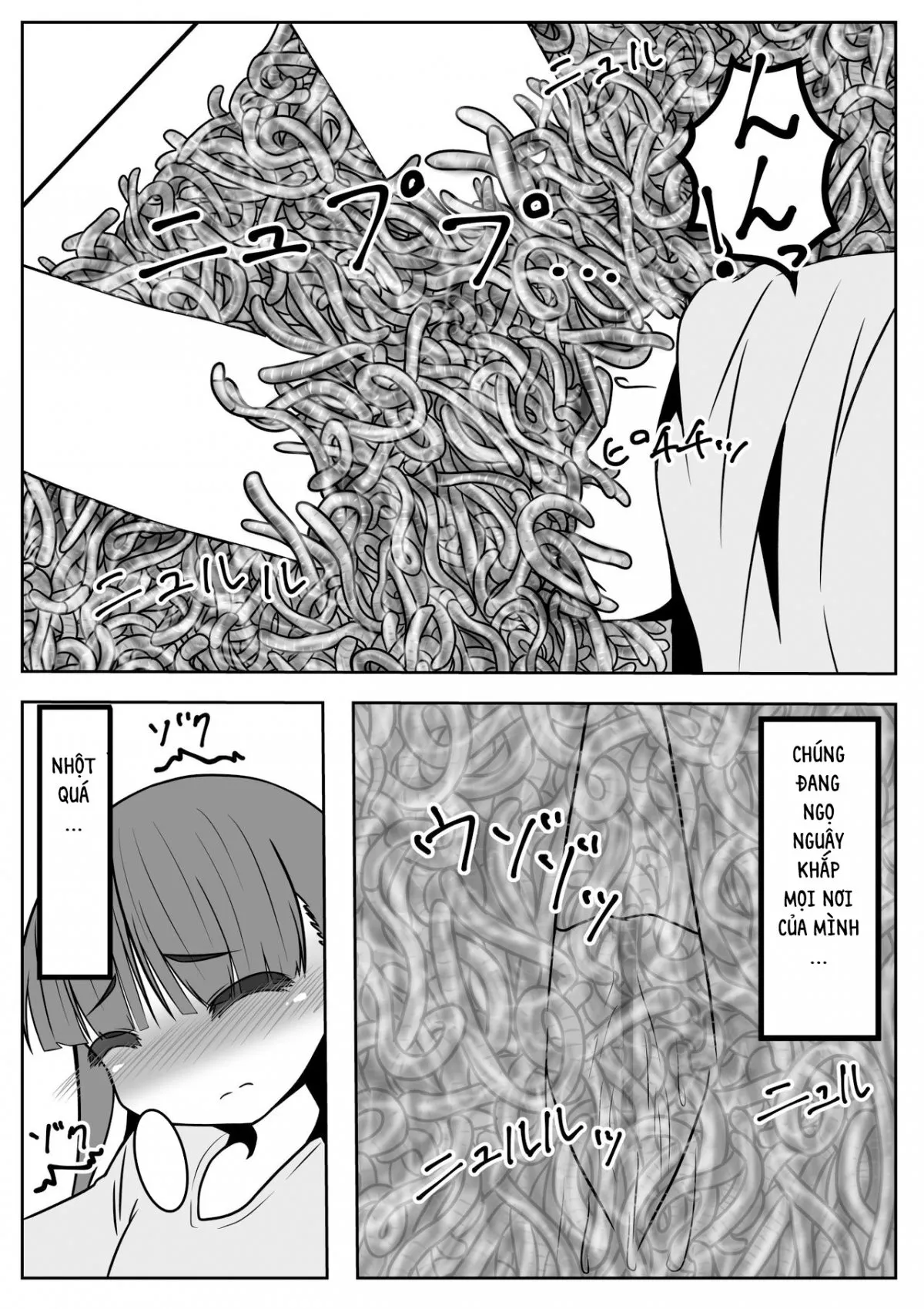 HentaiVN.net - Ảnh 11 - 1000 Con Giun Đất! [ミミズ千匹、箱の中!] - Oneshot
