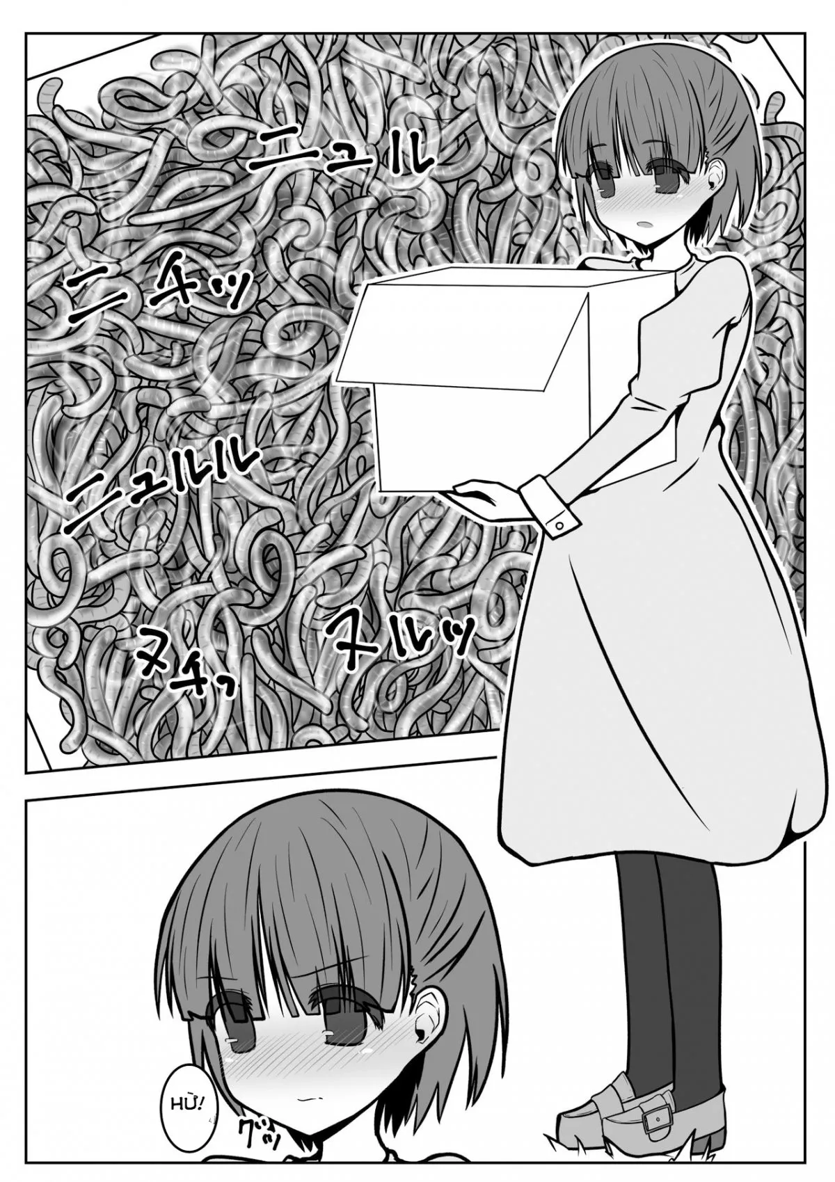 HentaiVN.net - Ảnh 7 - 1000 Con Giun Đất! [ミミズ千匹、箱の中!] - Oneshot