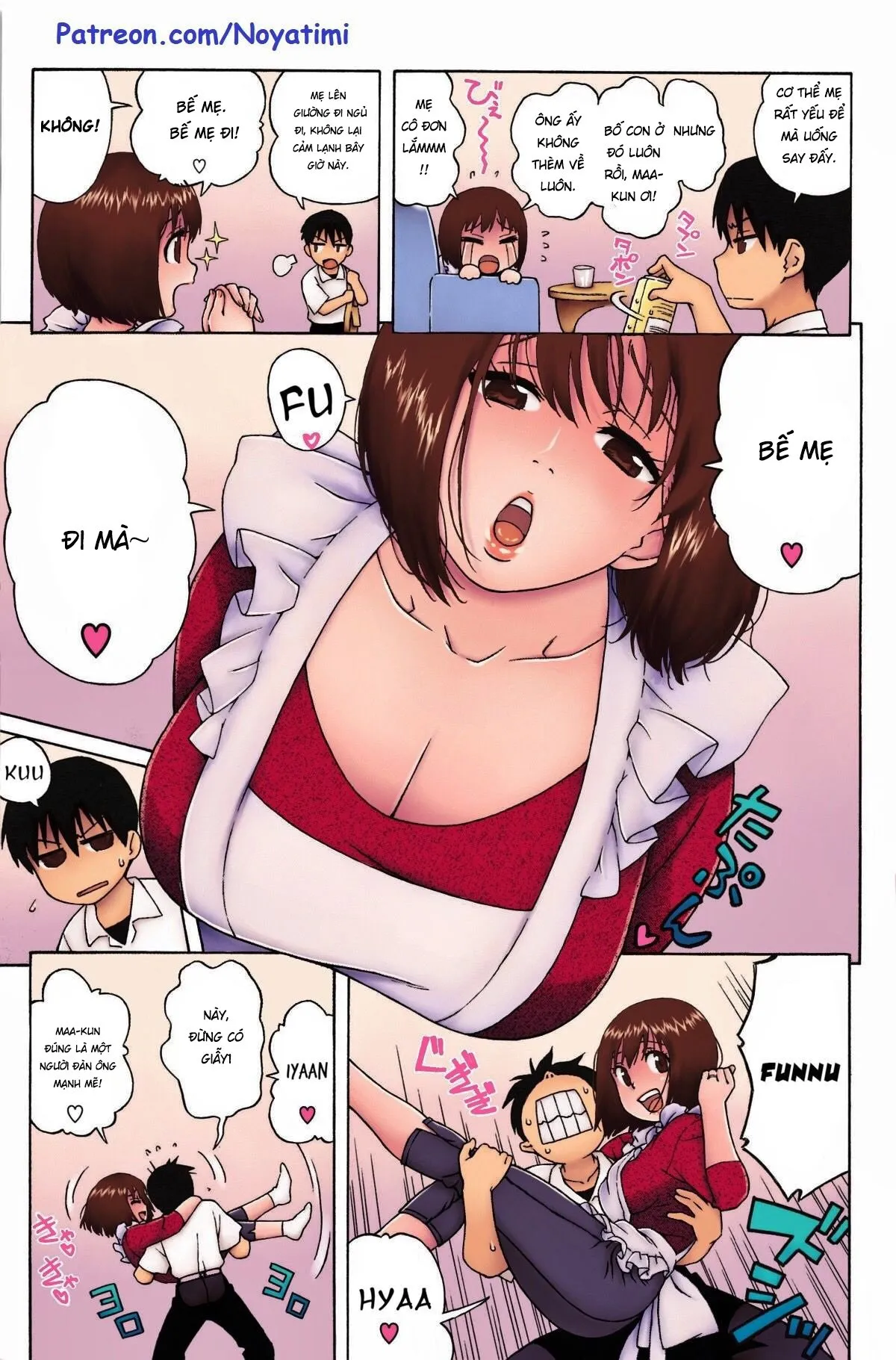 HentaiVN.net - Ảnh 5 - Mama đáng yêu ❤ [Loli Kyonyuu Mama; Loli Big Breasted Mama] - Oneshot - Chap 7 Love Letter