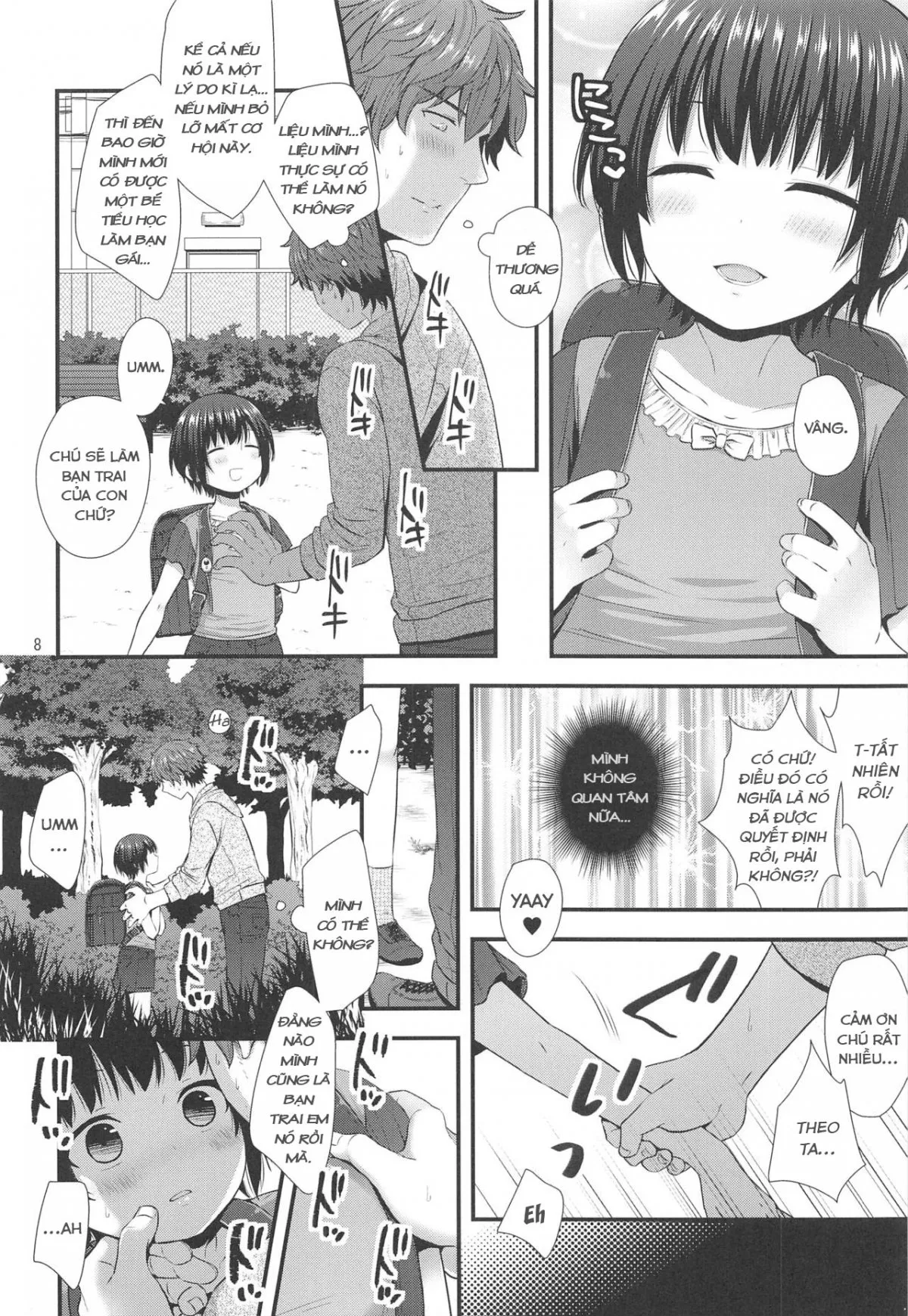 HentaiVN.net - Ảnh 8 - Trâu già thích gặm cỏ non [ian Oji-san to Chicchai Gyakunan-shi , 事案おじさんとちっちゃい逆ナン師] - Oneshot