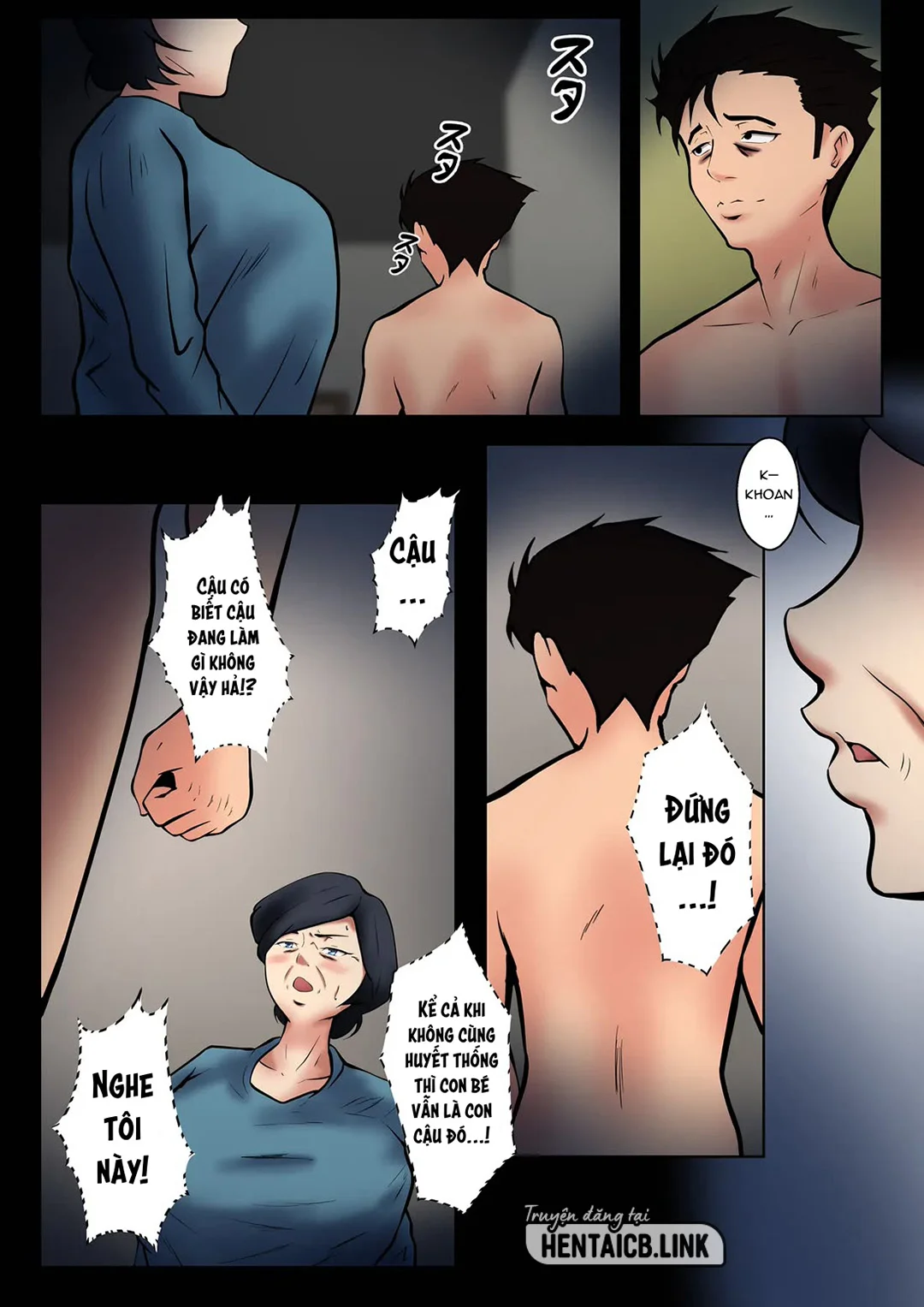 HentaiVN.net - Ảnh 16 - Người Chồng Luân Phiên Ân Ái Với Vợ Và Con Gái Riêng Dưới Ánh Mắt Nhìn Trộm Của Mẹ Vợ - Oneshot