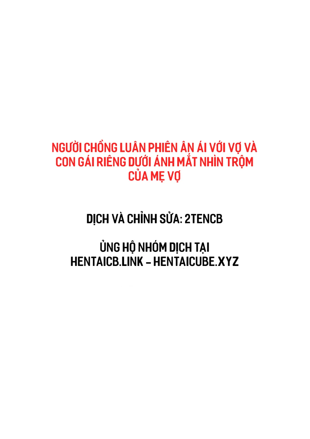 HentaiVN.net - Ảnh 2 - Người Chồng Luân Phiên Ân Ái Với Vợ Và Con Gái Riêng Dưới Ánh Mắt Nhìn Trộm Của Mẹ Vợ - Oneshot