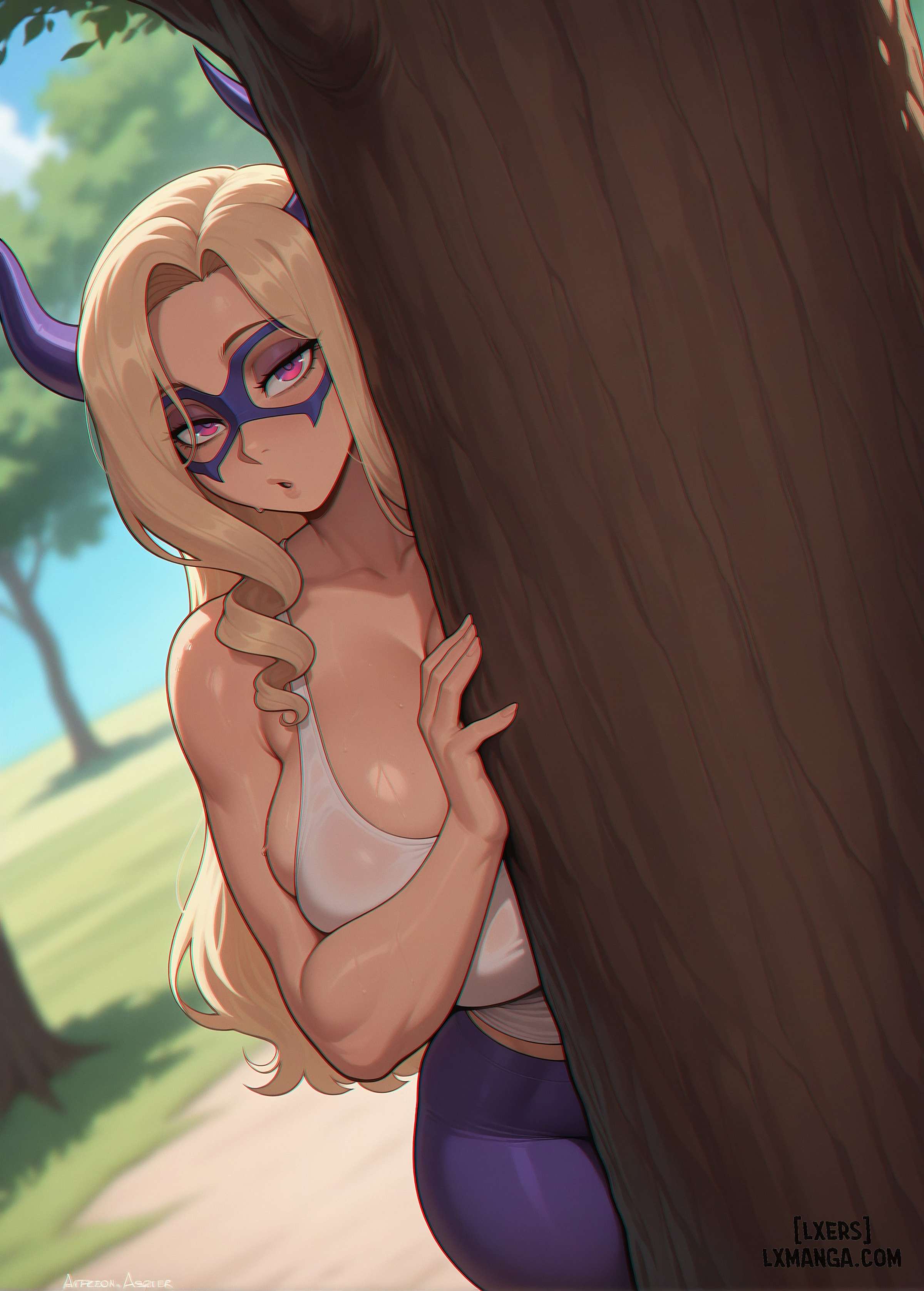 HentaiVN.net - Ảnh 4 - Gái thẳng đụng phải cú có gai [Futanari-san to Nonke-san; Straight Girl Meets Futa; フタナリさんとノンケさん] - ShadyFoxAIart - Mirko and Mt Lady (c2)