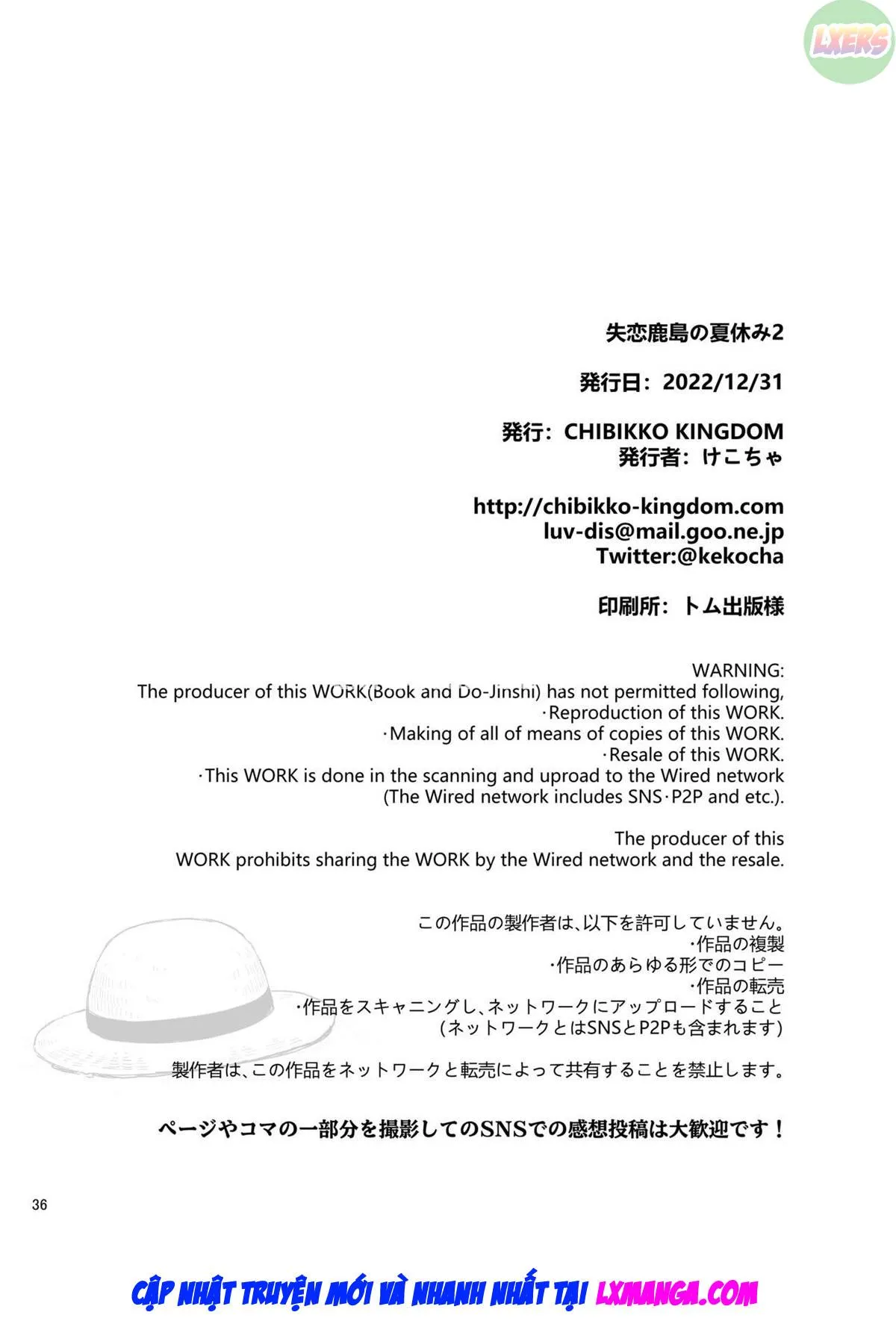 HentaiVN.net - Ảnh 36 - Heart-Broken Kashima's Summer Vacation [SHITSUREN KASHIMA NO NATSUYASUMI] - Chap 2 - [END]