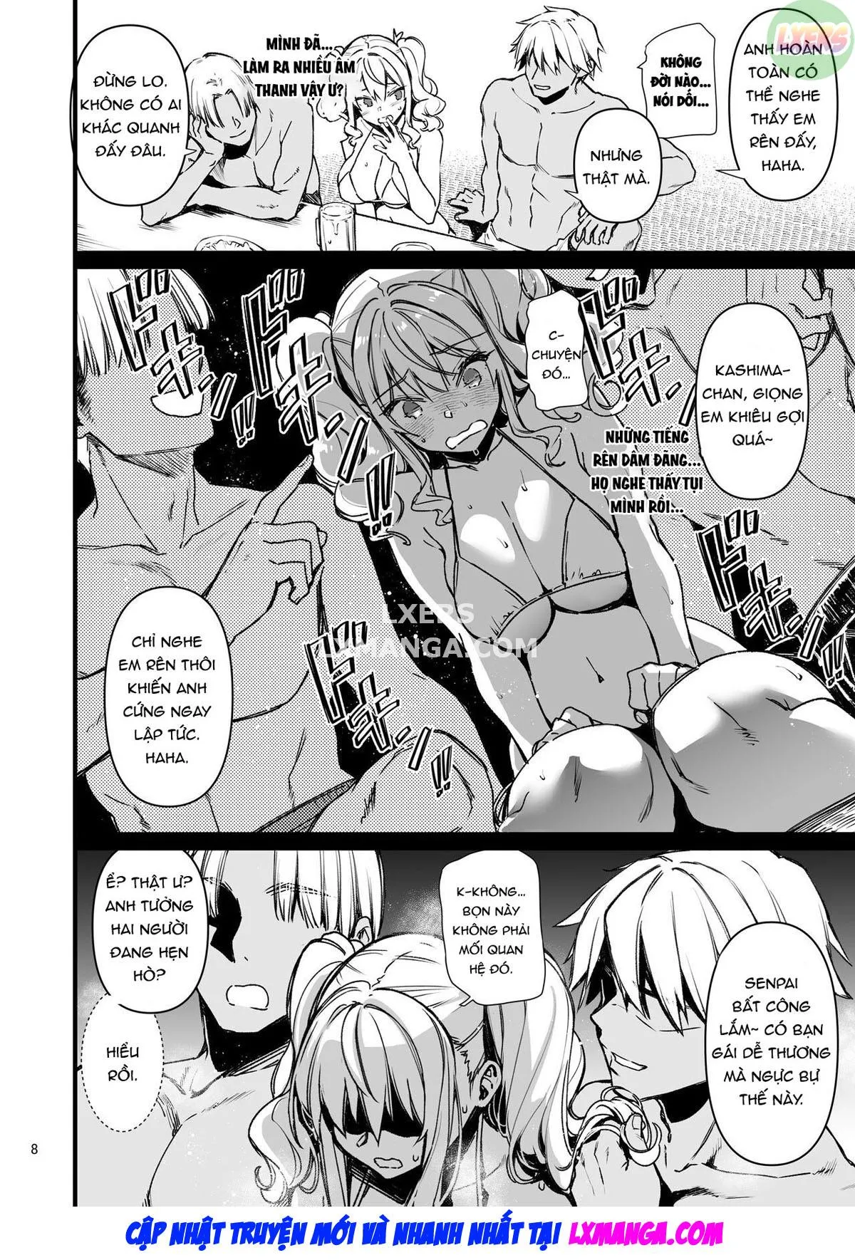 HentaiVN.net - Ảnh 8 - Heart-Broken Kashima's Summer Vacation [SHITSUREN KASHIMA NO NATSUYASUMI] - Chap 2 - [END]