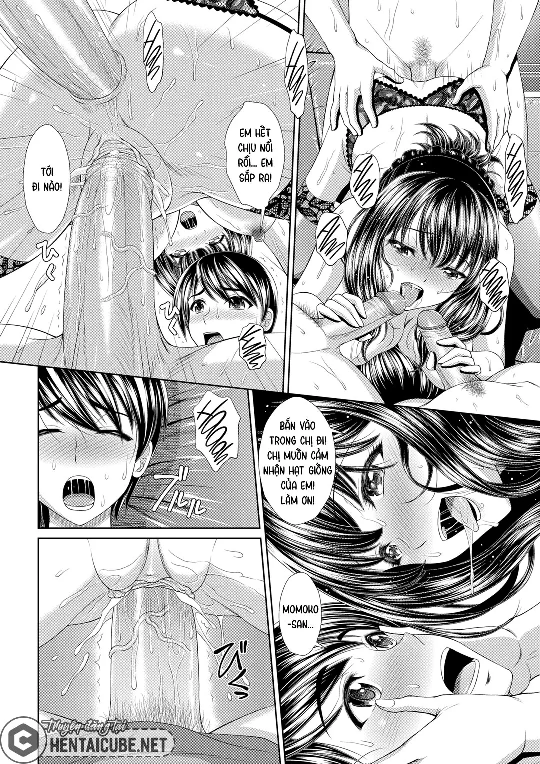 HentaiVN.net - Ảnh 19 - Chị dâu không thấy đủ với một - Oneshot