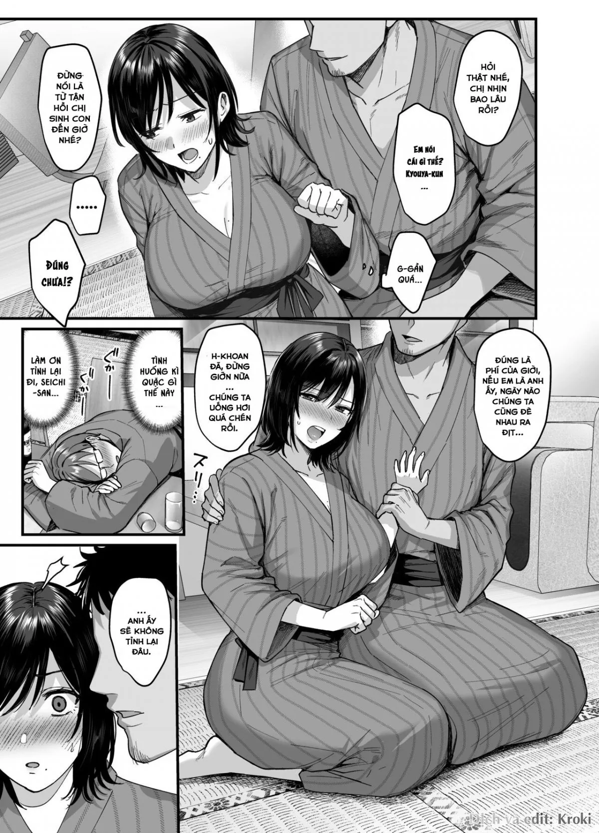 HentaiVN.net - Ảnh 13 - Mesunoyado ~Tsuma wa Midare Kegasareru~ - Oneshot