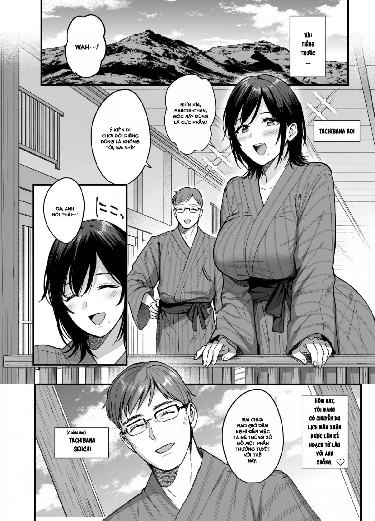 HentaiVN.net - Ảnh 4 - Mesunoyado ~Tsuma wa Midare Kegasareru~ - Oneshot