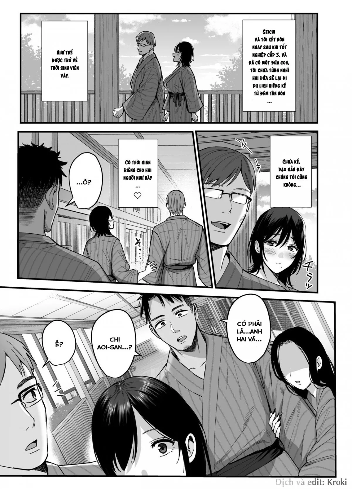HentaiVN.net - Ảnh 5 - Mesunoyado ~Tsuma wa Midare Kegasareru~ - Oneshot