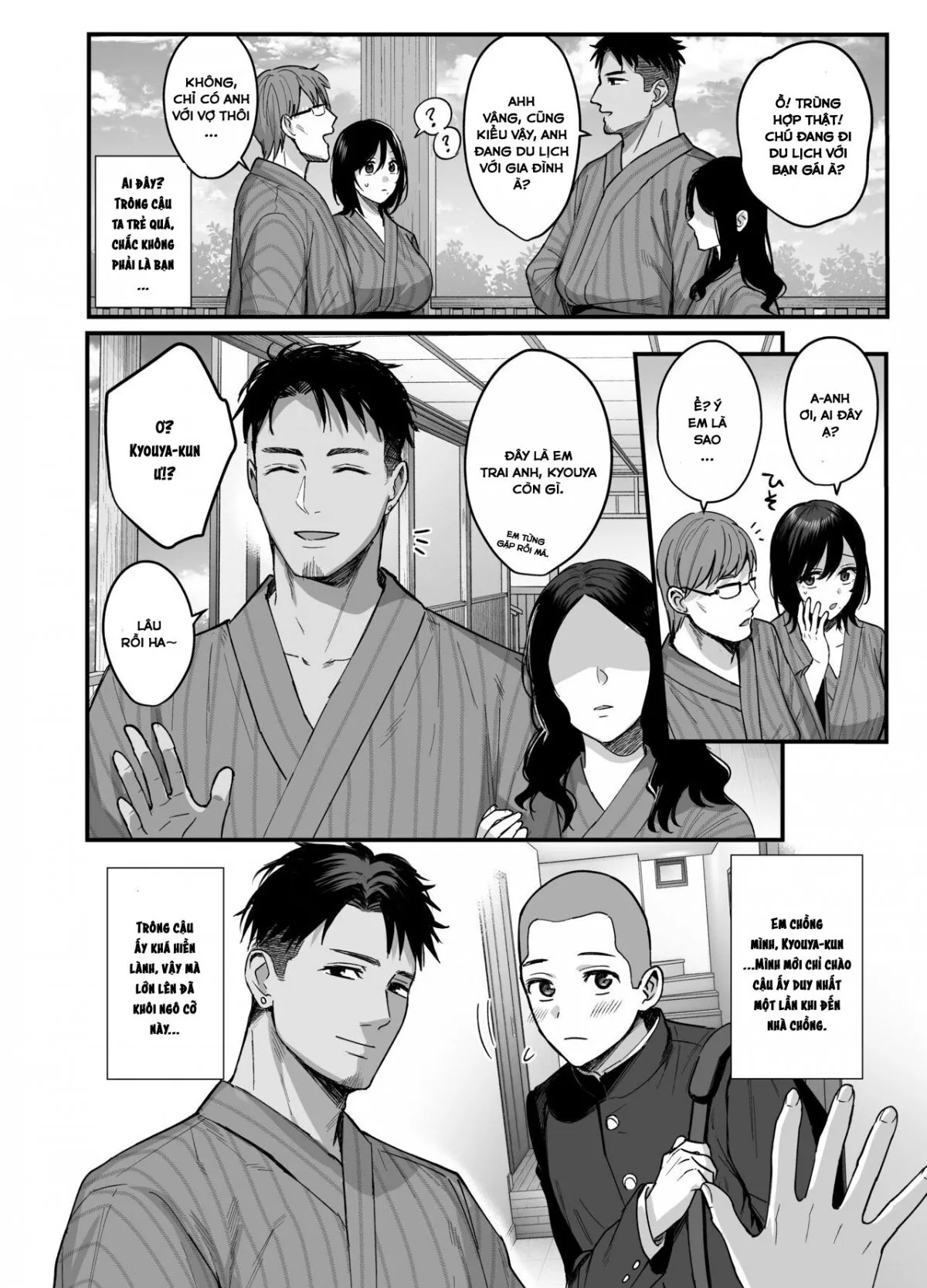 HentaiVN.net - Ảnh 6 - Mesunoyado ~Tsuma wa Midare Kegasareru~ - Oneshot