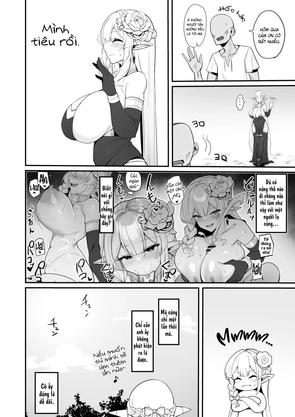 HentaiVN.net - Ảnh 15 - Truyện về nàng ELF nội trợ [Elf Mama-San no manga | A Manga About an Elf Housewife] - Oneshot