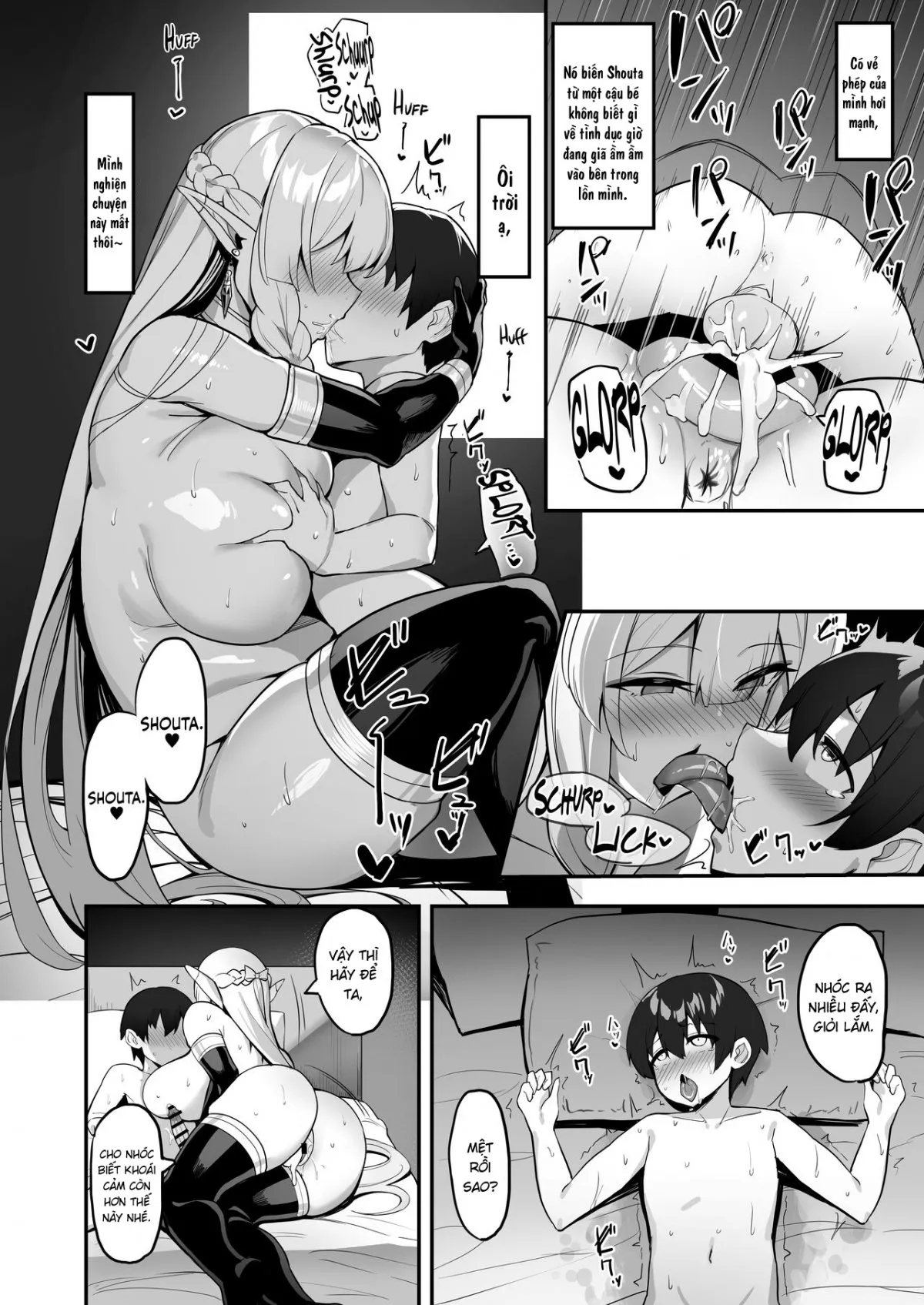 HentaiVN.net - Ảnh 21 - Truyện về nàng ELF nội trợ [Elf Mama-San no manga | A Manga About an Elf Housewife] - Oneshot