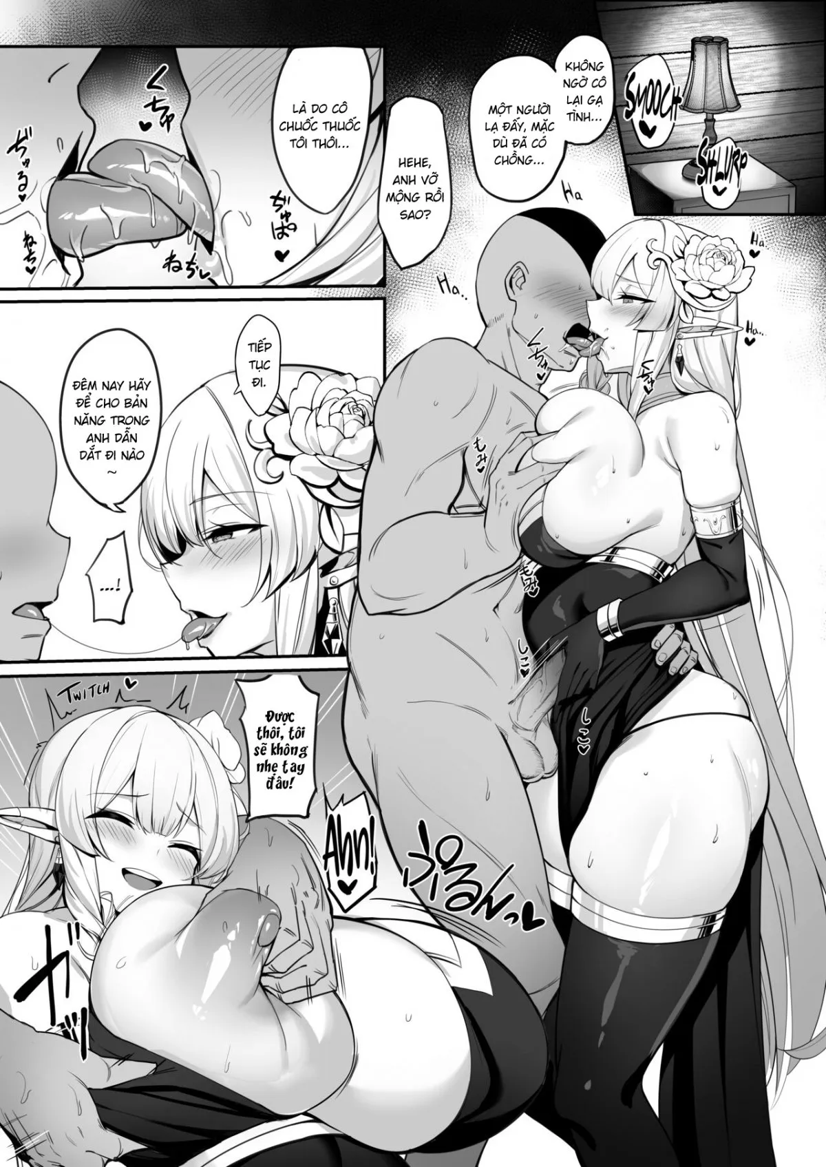 HentaiVN.net - Ảnh 8 - Truyện về nàng ELF nội trợ [Elf Mama-San no manga | A Manga About an Elf Housewife] - Oneshot
