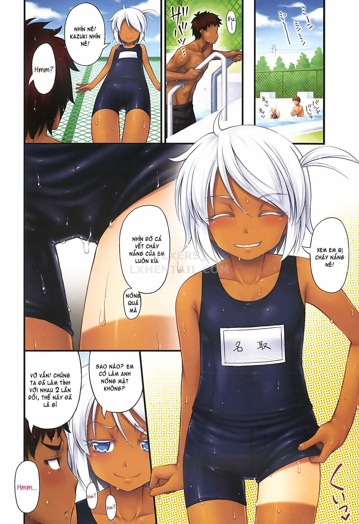 HentaiVN.net - Ảnh 10 - Kinjo no Ko ga Short Pants o Haite Ore o Yuuwaku shite Kurundaga [Kinjo No Ko Ga Short Pants Wo Haite Ore Wo Yuuwaku Shite Kurundaga] - Chap 1
