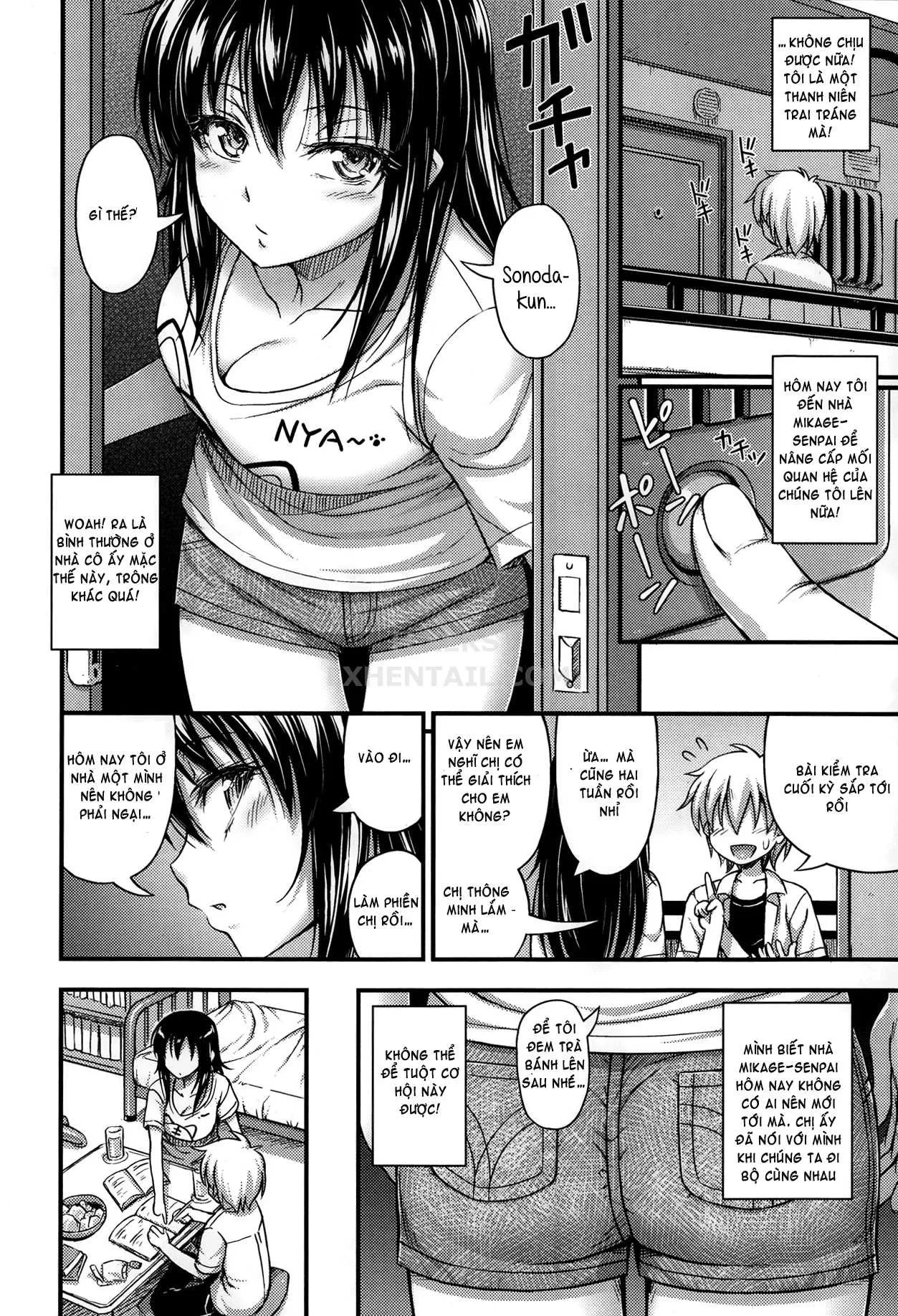 HentaiVN.net - Ảnh 6 - Kinjo no Ko ga Short Pants o Haite Ore o Yuuwaku shite Kurundaga [Kinjo No Ko Ga Short Pants Wo Haite Ore Wo Yuuwaku Shite Kurundaga] - Chap 10