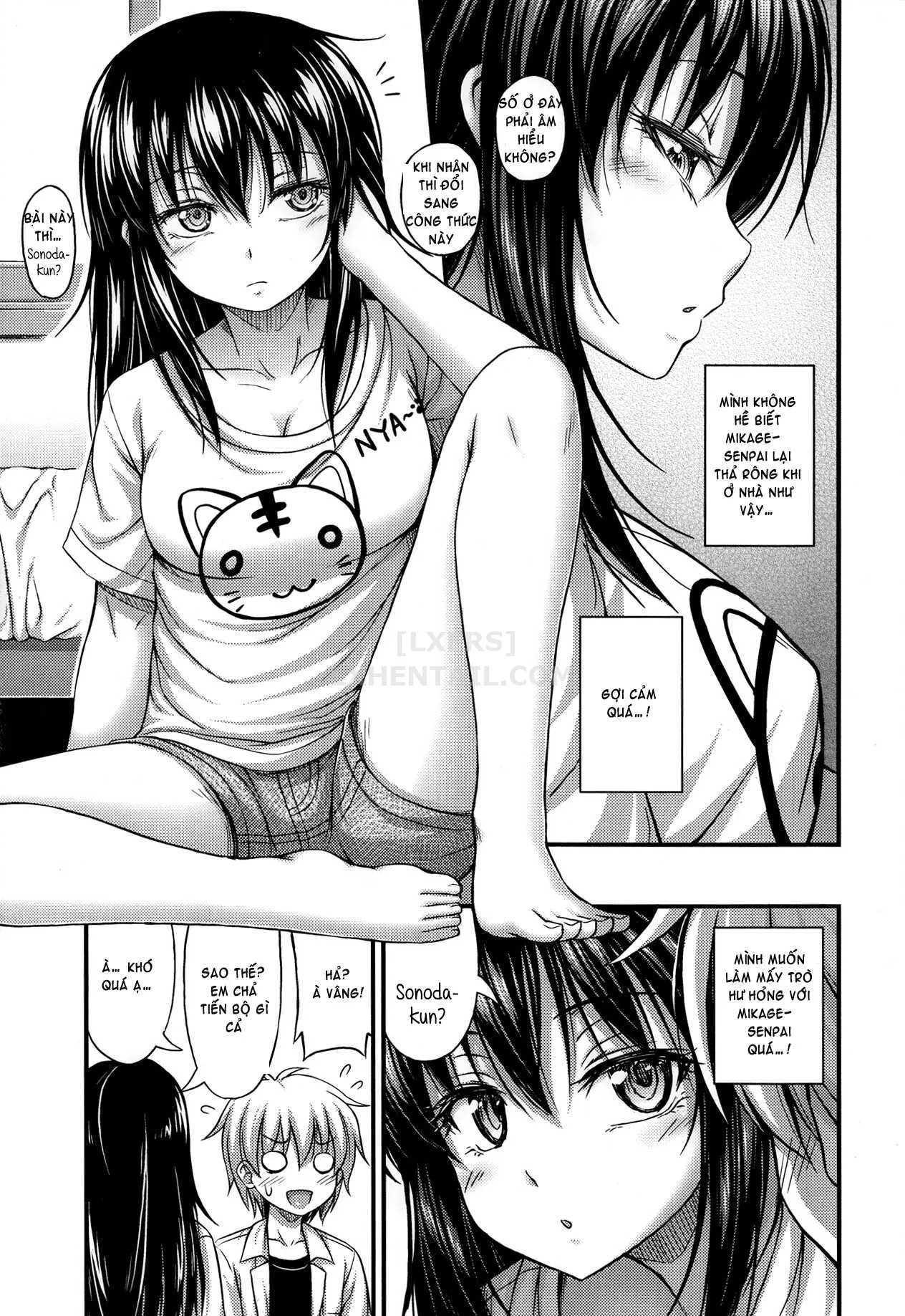 HentaiVN.net - Ảnh 7 - Kinjo no Ko ga Short Pants o Haite Ore o Yuuwaku shite Kurundaga [Kinjo No Ko Ga Short Pants Wo Haite Ore Wo Yuuwaku Shite Kurundaga] - Chap 10