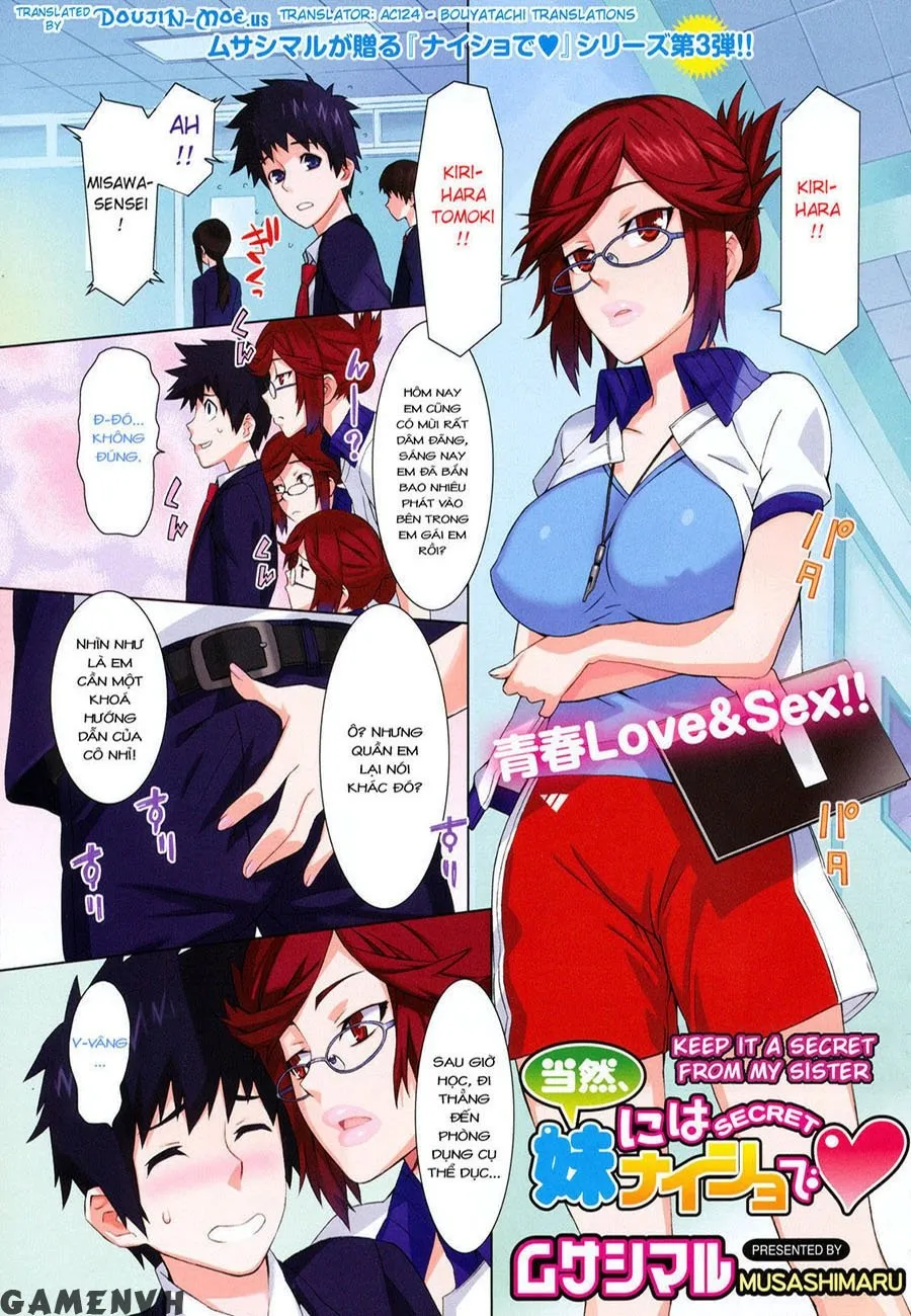 HentaiVN.net - Ảnh 18 - Keep It A Secret From My Sister Of Course [Touzen Imouto ni wa Naisho de] - Chap 1