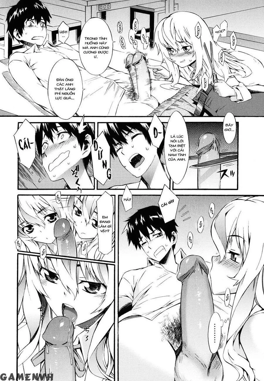 HentaiVN.net - Ảnh 10 - Keep It A Secret From My Sister Of Course [Touzen Imouto ni wa Naisho de] - Chap 4