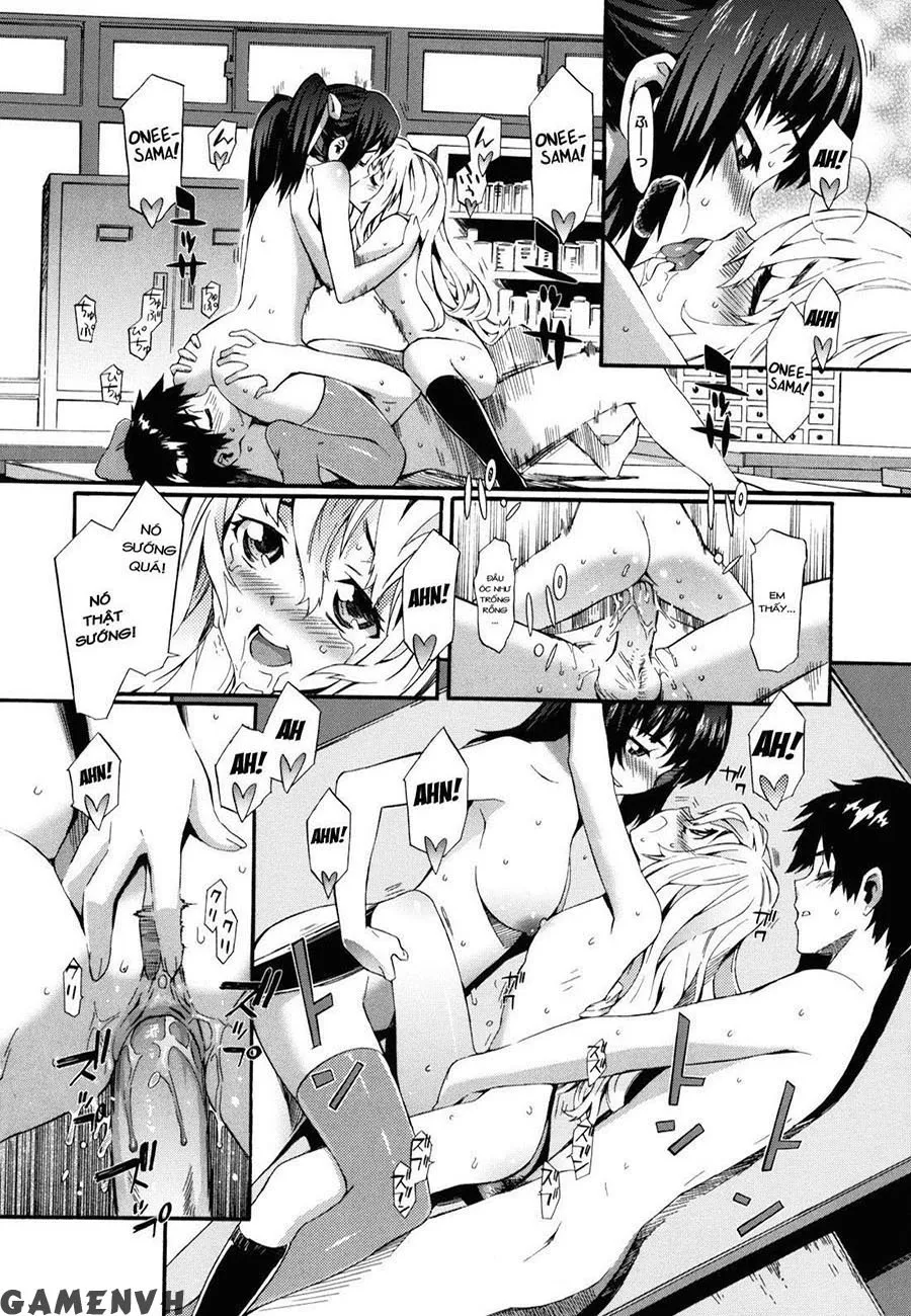 HentaiVN.net - Ảnh 20 - Keep It A Secret From My Sister Of Course [Touzen Imouto ni wa Naisho de] - Chap 4