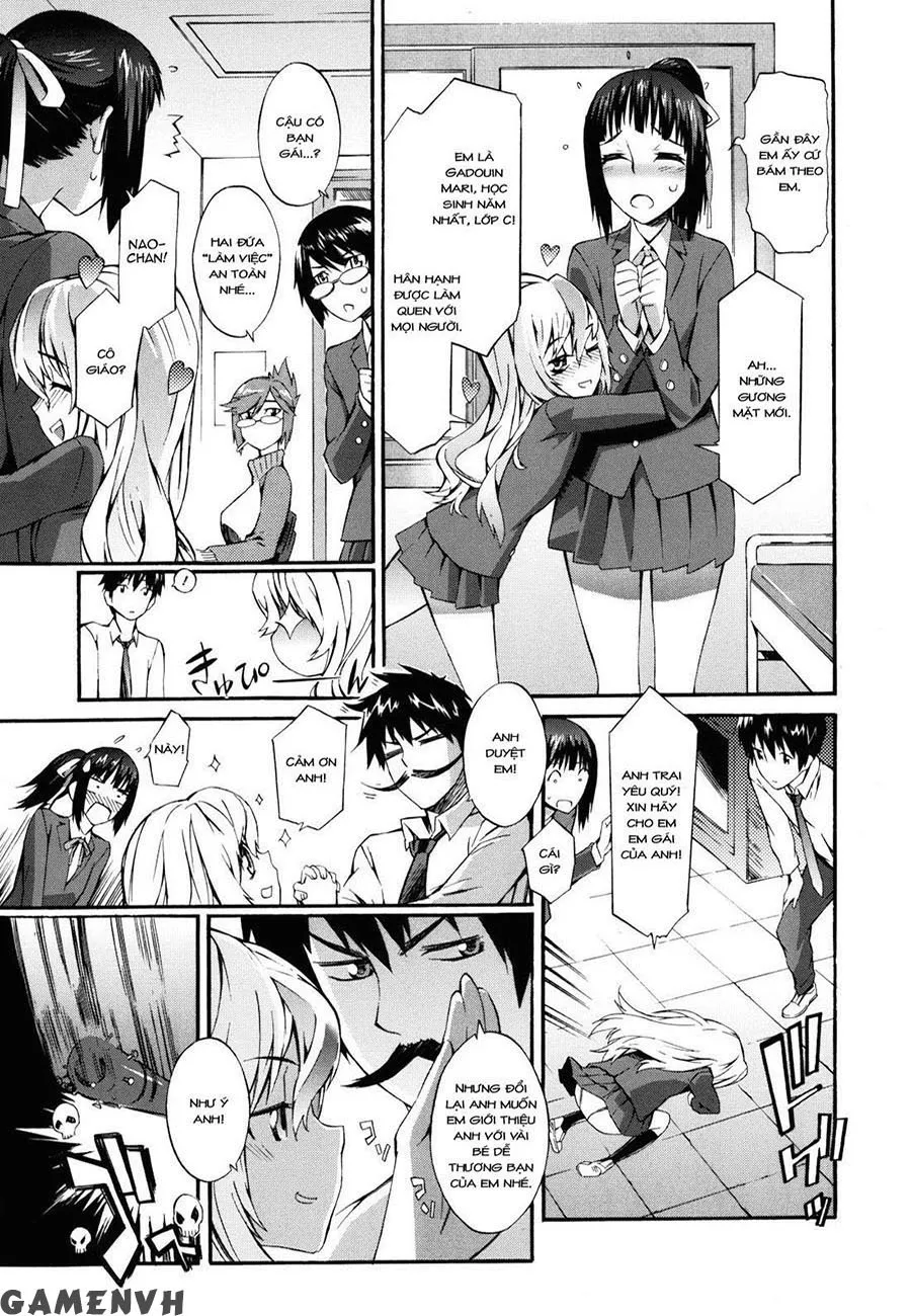 HentaiVN.net - Ảnh 3 - Keep It A Secret From My Sister Of Course [Touzen Imouto ni wa Naisho de] - Chap 4