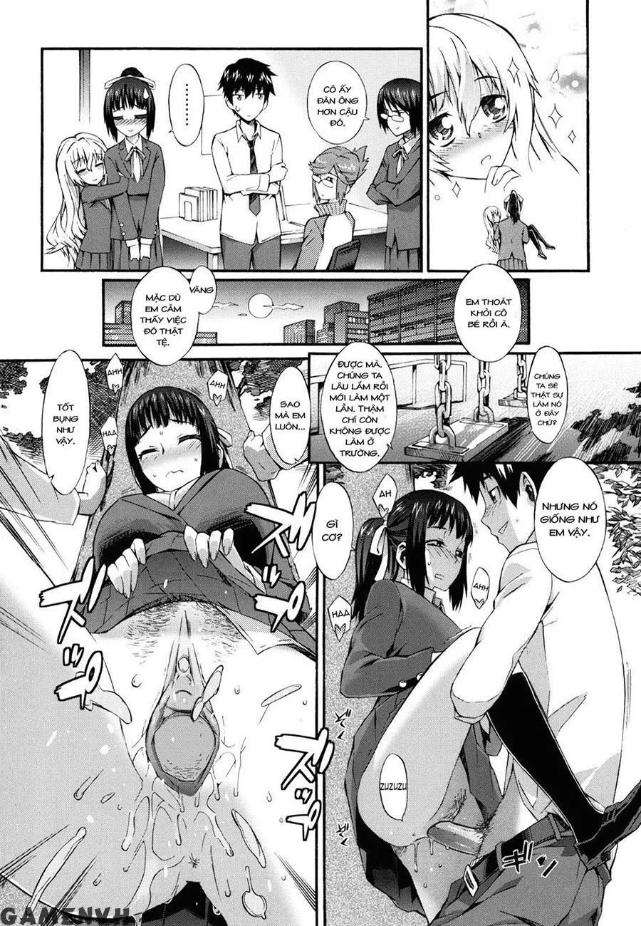 HentaiVN.net - Ảnh 5 - Keep It A Secret From My Sister Of Course [Touzen Imouto ni wa Naisho de] - Chap 4